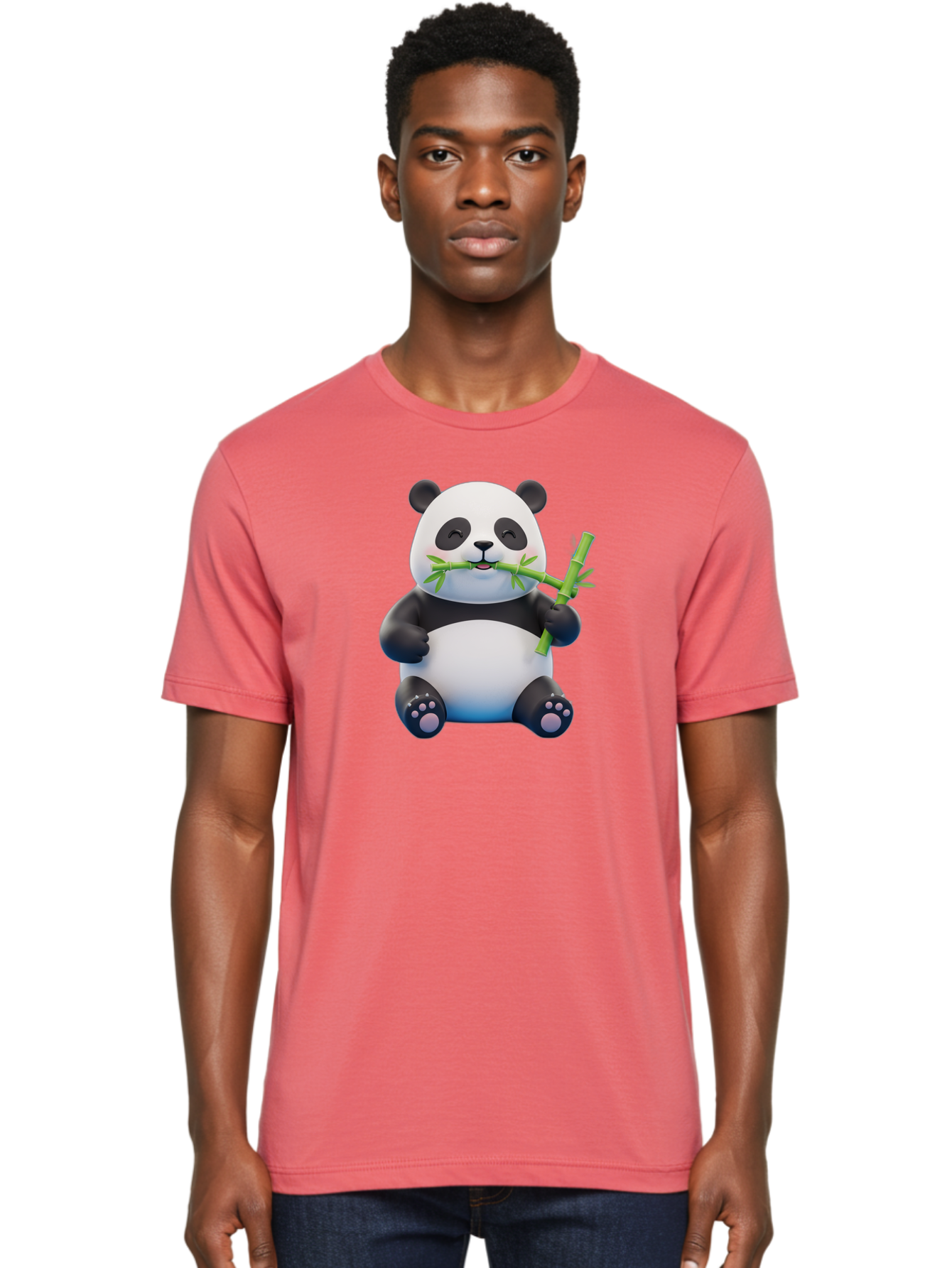 Panda-Eating-Bamboo-1 Men'S Graphic Tee, 100% Cotton, Comfortable Casual Summer Wear, Machine Washable, Vintage Camera, Old Camera, Antique Camera, Black Camera, Classic Photography, Photography Equipment, Nostalgic Device, Film Camera, Baf273