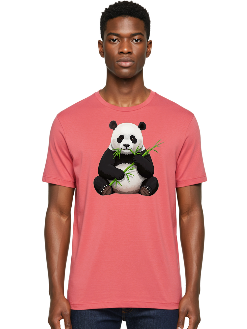 Panda-Eating-Bamboo-3 Men'S Graphic Tee, 100% Cotton, Comfortable Casual Summer Wear, Machine Washable, Vintage Camera, Old Camera, Antique Camera, Black Camera, Classic Photography, Photography Equipment, Nostalgic Device, Film Camera, Baf275