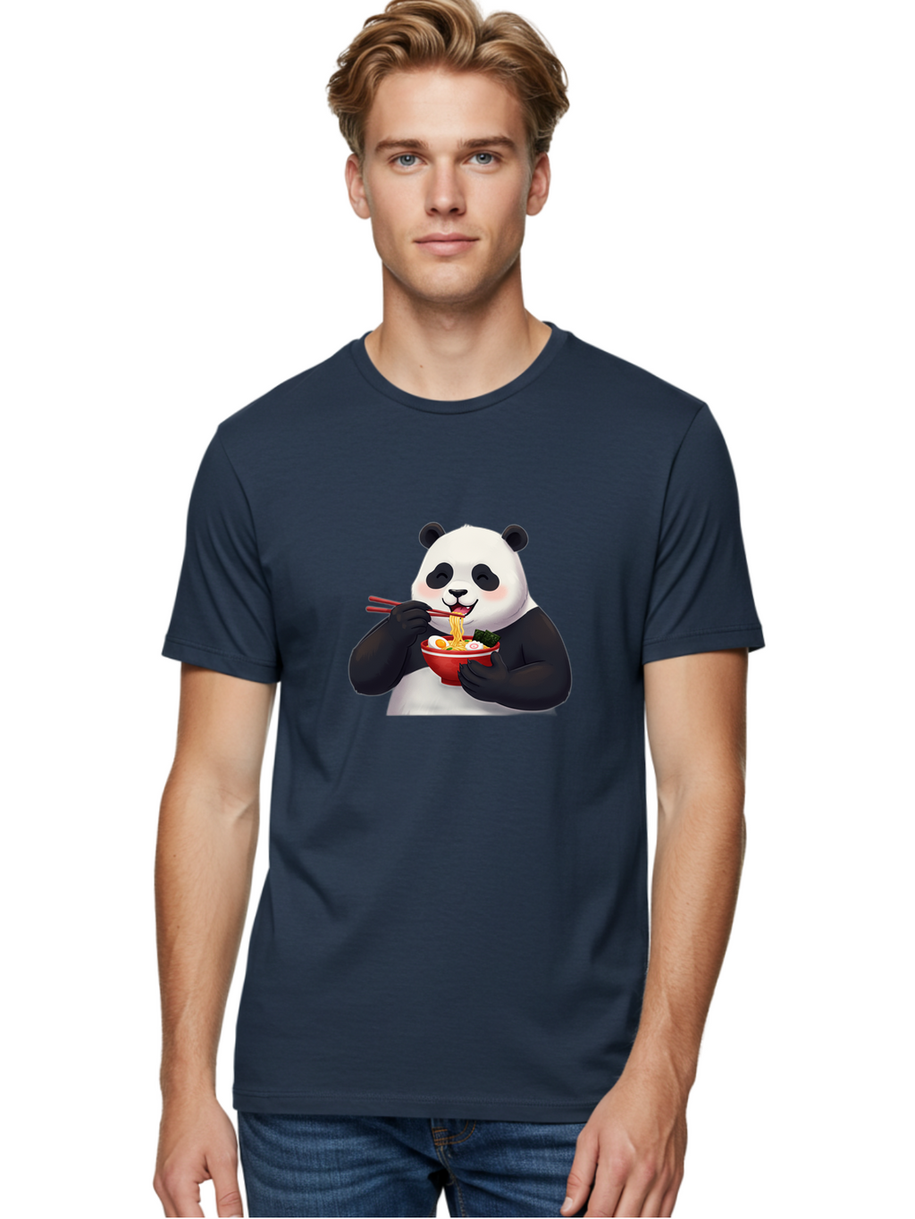Panda-Eating-Noodles-2 Men'S Graphic Tee, 100% Cotton, Comfortable Casual Summer Wear, Machine Washable, Vintage Camera, Old Camera, Antique Camera, Black Camera, Classic Photography, Photography Equipment, Nostalgic Device, Film Camera, Baf282