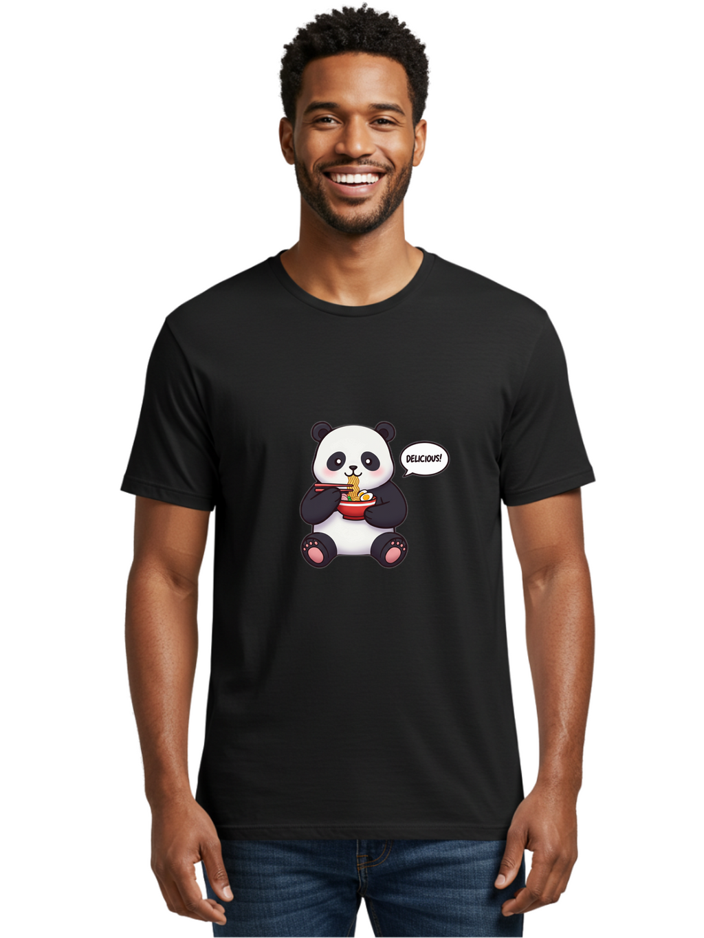 Panda-Eating-Noodles Men'S Graphic Tee, 100% Cotton, Comfortable Casual Summer Wear, Machine Washable, Vintage Camera, Old Camera, Antique Camera, Black Camera, Classic Photography, Photography Equipment, Nostalgic Device, Film Camera, Baf284