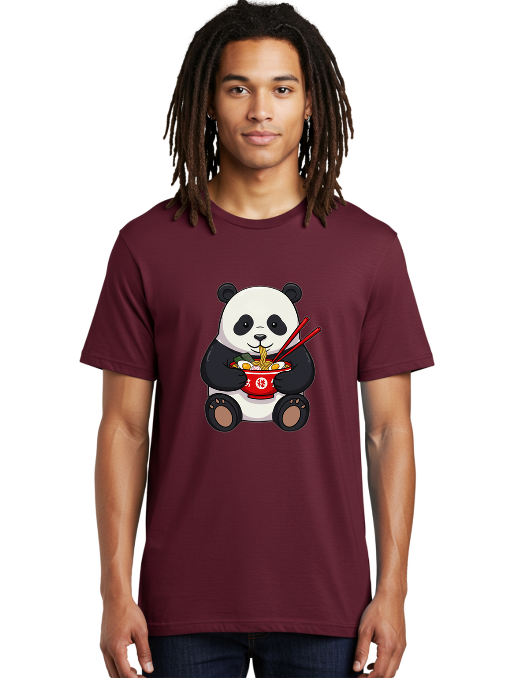 Panda-Eating-Ramen-1 Men'S Graphic Tee, 100% Cotton, Comfortable Casual Summer Wear, Machine Washable, Vintage Camera, Old Camera, Antique Camera, Black Camera, Classic Photography, Photography Equipment, Nostalgic Device, Film Camera, Baf285