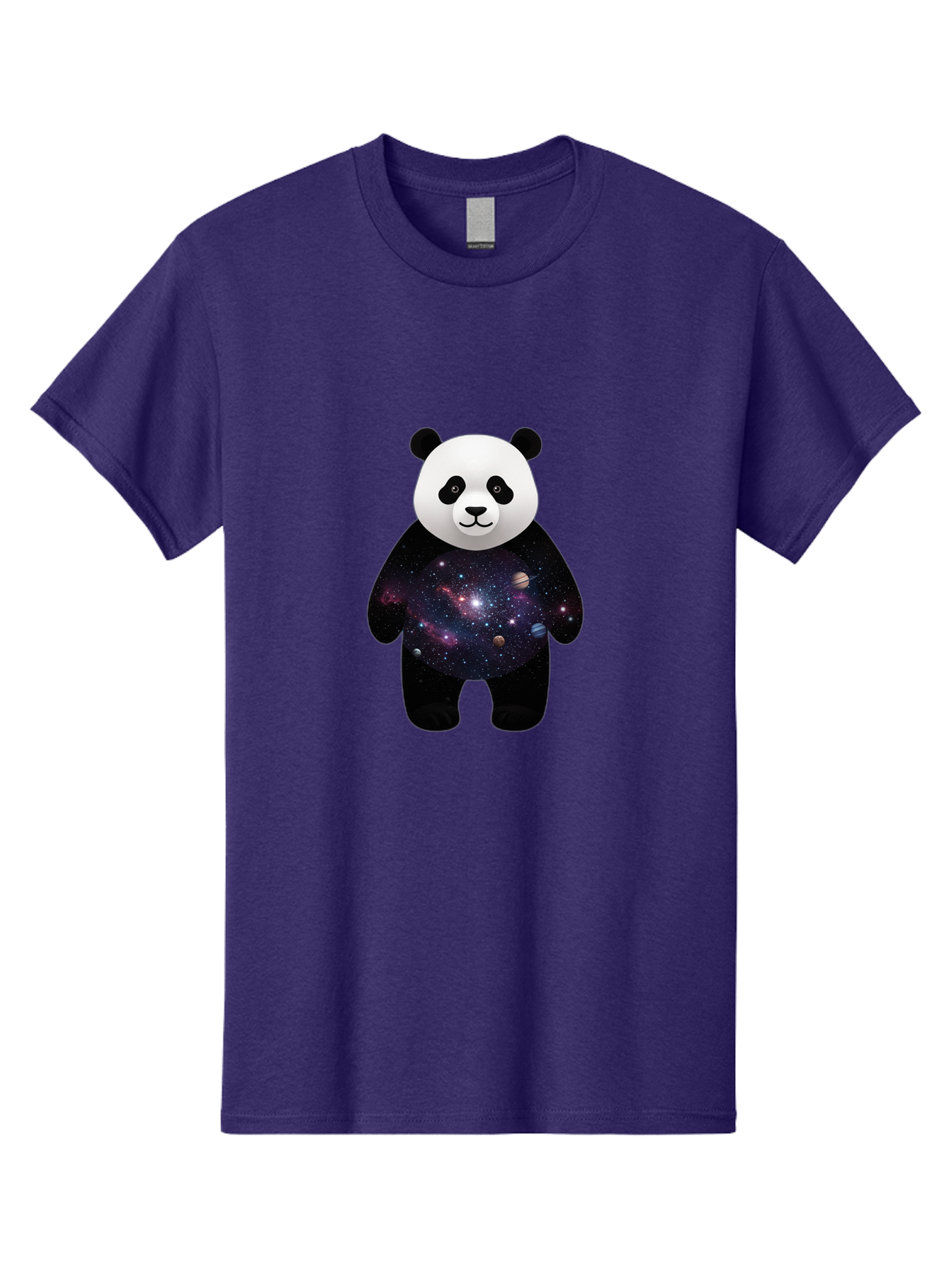 Panda-Galaxy-1 Men'S Graphic Tee, 100% Cotton, Comfortable Casual Summer Wear, Machine Washable, Vintage Camera, Old Camera, Antique Camera, Black Camera, Classic Photography, Photography Equipment, Nostalgic Device, Film Camera, Camera Art Baf289