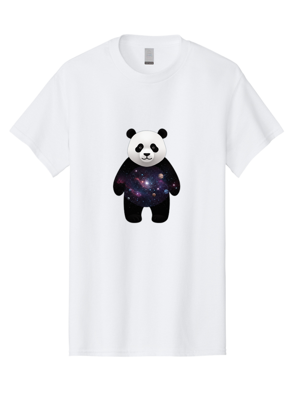 Panda-Galaxy-1 Men'S Graphic Tee, 100% Cotton, Comfortable Casual Summer Wear, Machine Washable, Vintage Camera, Old Camera, Antique Camera, Black Camera, Classic Photography, Photography Equipment, Nostalgic Device, Film Camera, Camera Art Baf289