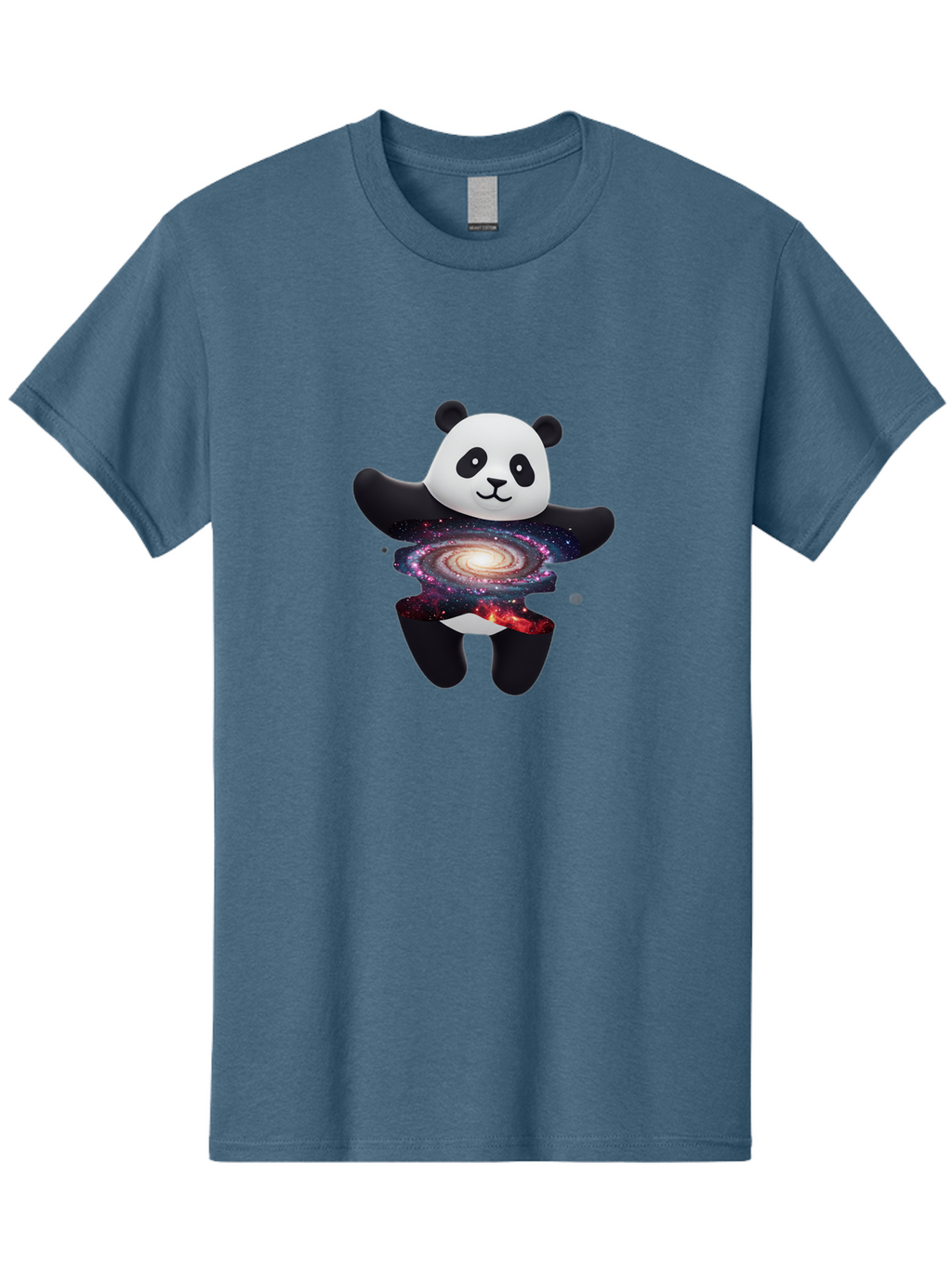 Panda-Galaxy-3 Men'S Graphic Tee, 100% Cotton, Comfortable Casual Summer Wear, Machine Washable, Vintage Camera, Old Camera, Antique Camera, Black Camera, Classic Photography, Photography Equipment, Nostalgic Device, Film Camera, Camera Art Baf291