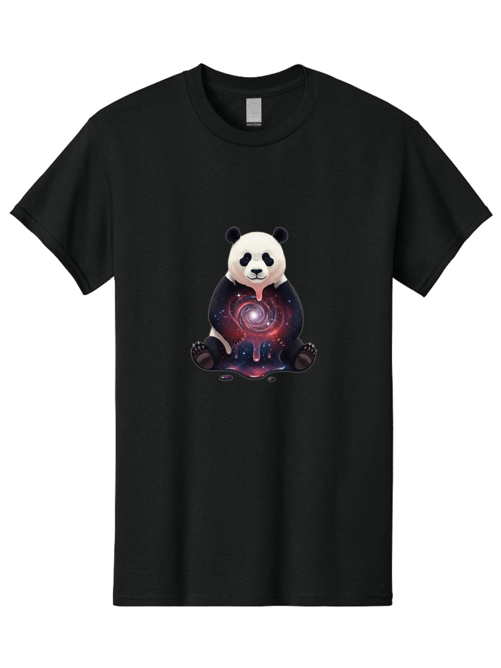 Panda-Galaxy-4 Men'S Graphic Tee, 100% Cotton, Comfortable Casual Summer Wear, Machine Washable, Vintage Camera, Old Camera, Antique Camera, Black Camera, Classic Photography, Photography Equipment, Nostalgic Device, Film Camera, Camera Art Baf292