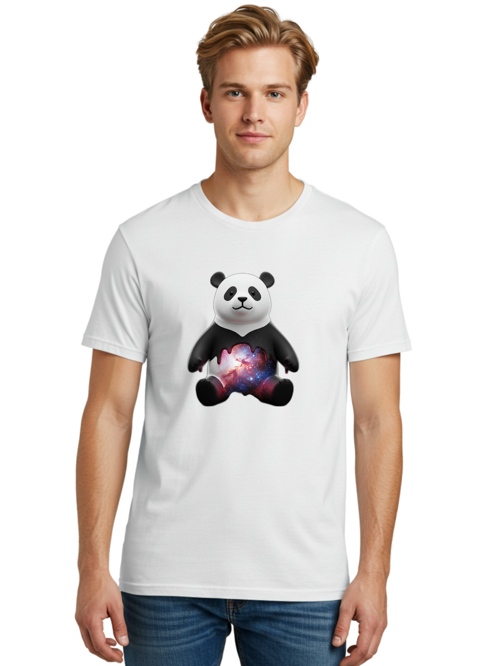 Panda-Galaxy Men'S Graphic Tee, 100% Cotton, Comfortable Casual Summer Wear, Machine Washable, Vintage Camera, Old Camera, Antique Camera, Black Camera, Classic Photography, Photography Equipment, Nostalgic Device, Film Camera, Camera Art Baf293