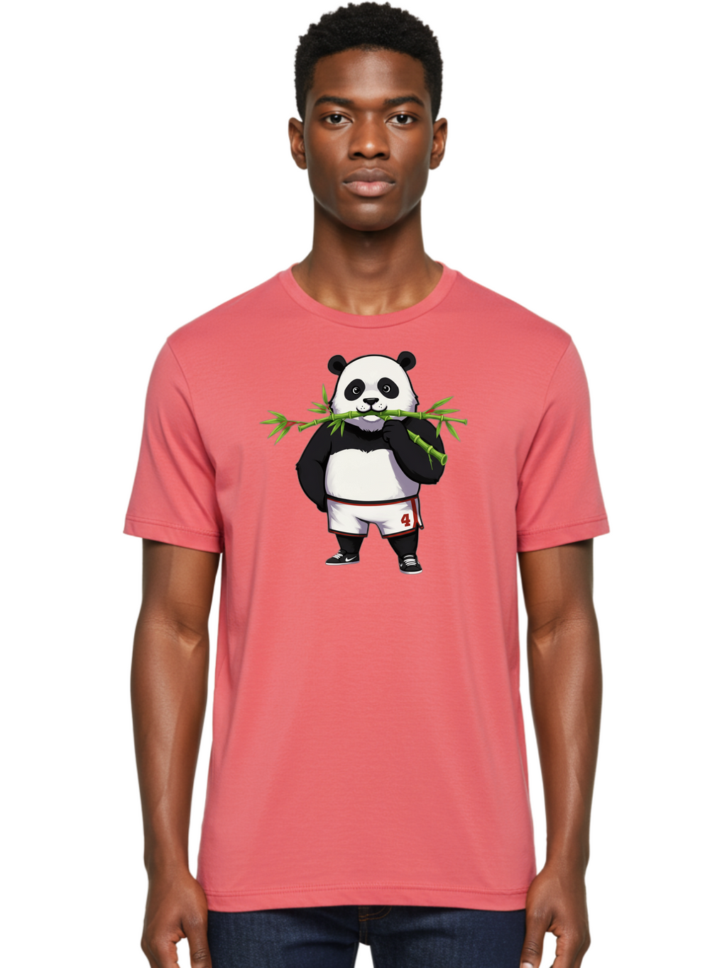 Panda-In-Shorts Men'S Graphic Tee, 100% Cotton, Comfortable Casual Summer Wear, Machine Washable, Vintage Camera, Old Camera, Antique Camera, Black Camera, Classic Photography, Photography Equipment, Nostalgic Device, Film Camera, Camera Art Baf297