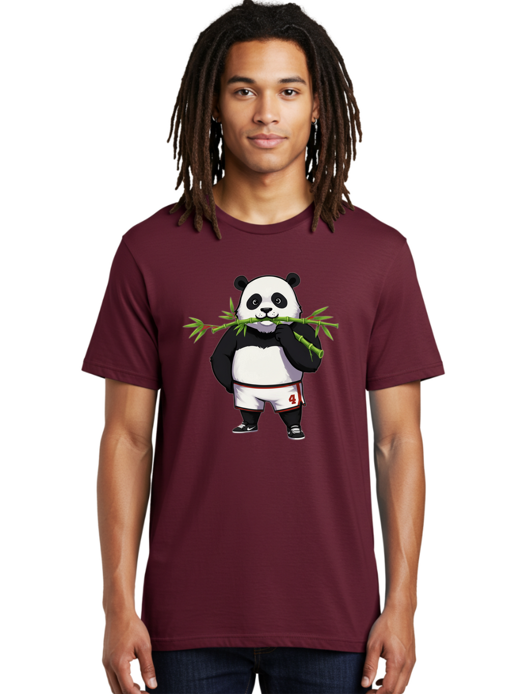 Panda-In-Shorts Men'S Graphic Tee, 100% Cotton, Comfortable Casual Summer Wear, Machine Washable, Vintage Camera, Old Camera, Antique Camera, Black Camera, Classic Photography, Photography Equipment, Nostalgic Device, Film Camera, Camera Art Baf297