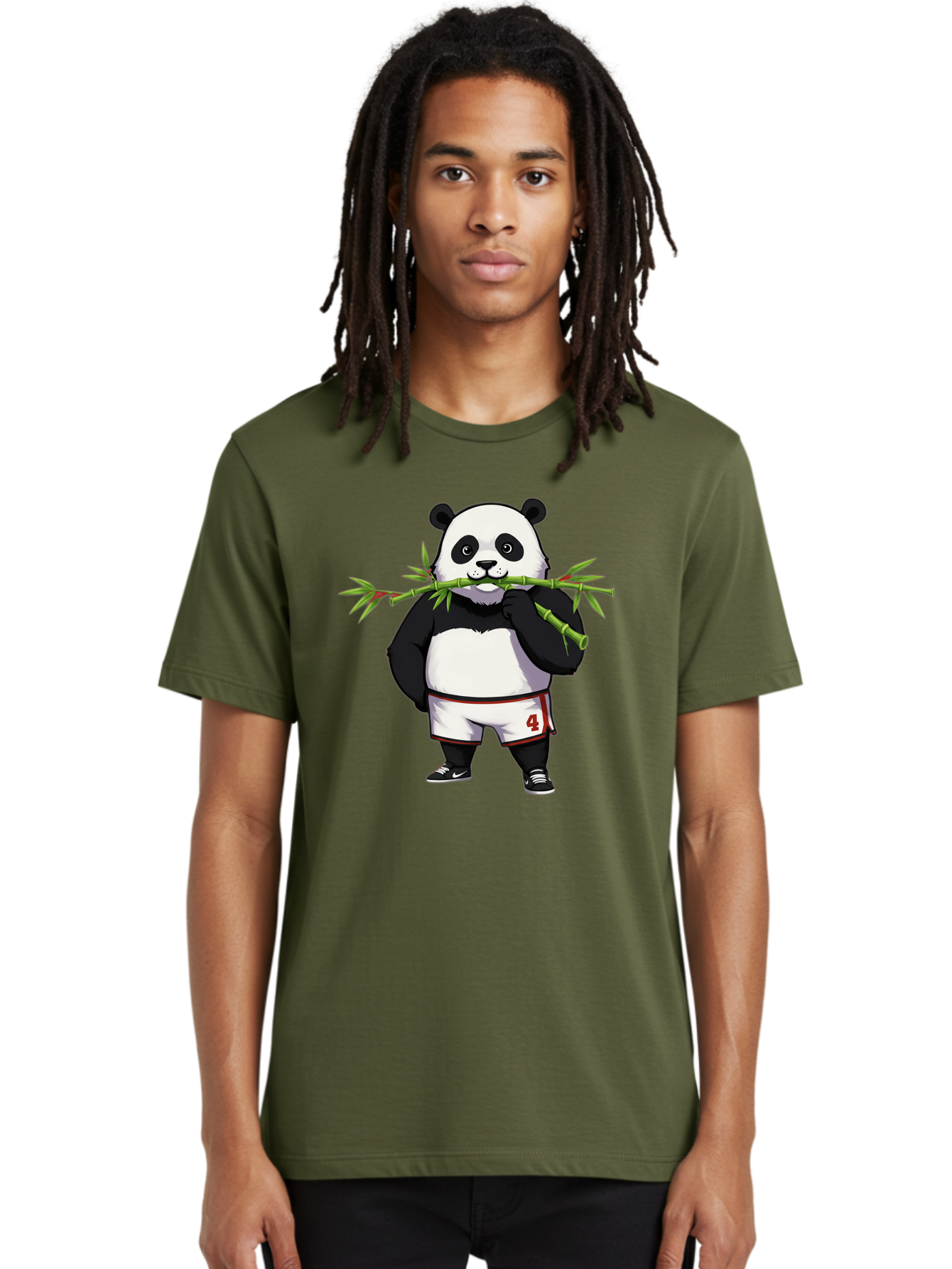 Panda-In-Shorts Men'S Graphic Tee, 100% Cotton, Comfortable Casual Summer Wear, Machine Washable, Vintage Camera, Old Camera, Antique Camera, Black Camera, Classic Photography, Photography Equipment, Nostalgic Device, Film Camera, Camera Art Baf297