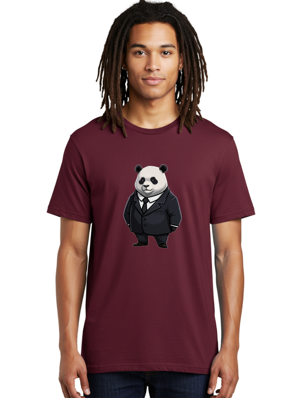 Panda-In-Suit Men'S Graphic Tee, 100% Cotton, Comfortable Casual Summer Wear, Machine Washable, Vintage Camera, Old Camera, Antique Camera, Black Camera, Classic Photography, Photography Equipment, Nostalgic Device, Film Camera, Camera Art Baf300
