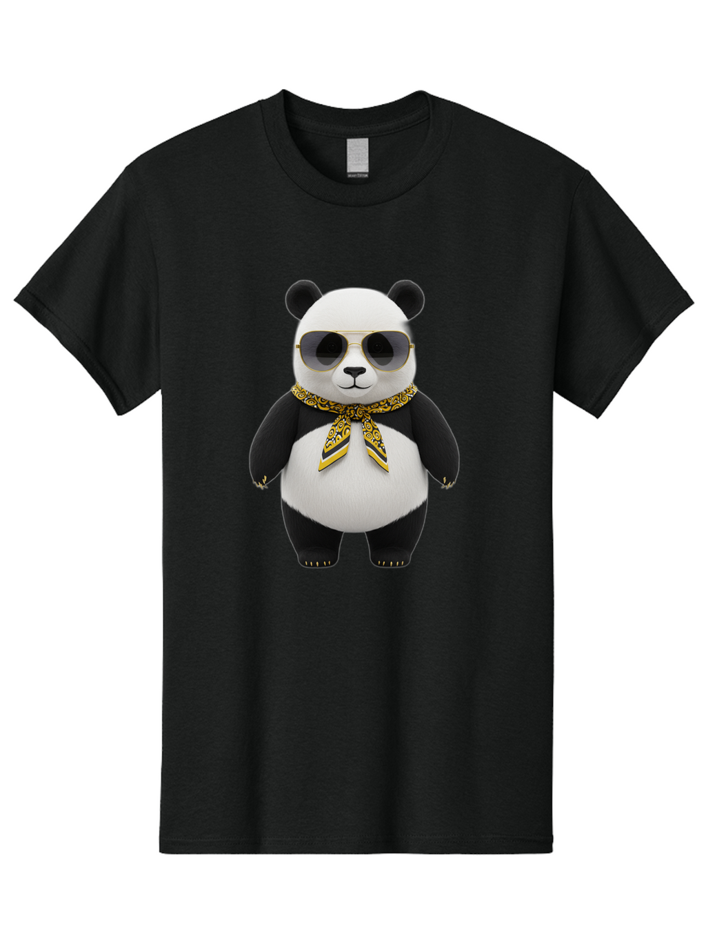 Panda-In-Sunglasses Men'S Graphic Tee, 100% Cotton, Comfortable Casual Summer Wear, Machine Washable, Vintage Camera, Old Camera, Antique Camera, Black Camera, Classic Photography, Photography Equipment, Nostalgic Device, Film Camera, Baf301