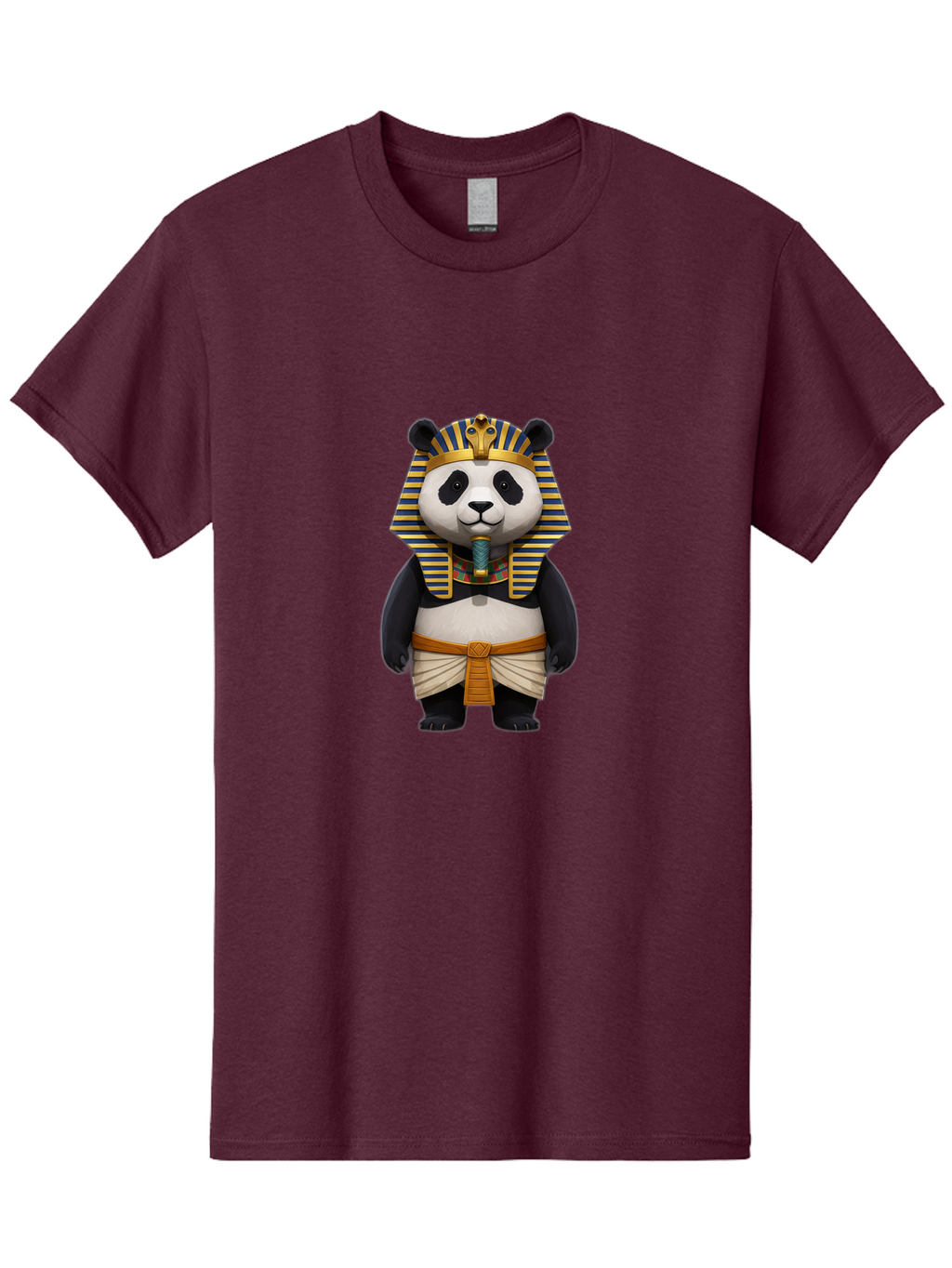 Panda-Pharaoh-2 Men'S Graphic Tee, 100% Cotton, Comfortable Casual Summer Wear, Machine Washable, Vintage Camera, Old Camera, Antique Camera, Black Camera, Classic Photography, Photography Equipment, Nostalgic Device, Film Camera, Camera Art Baf304