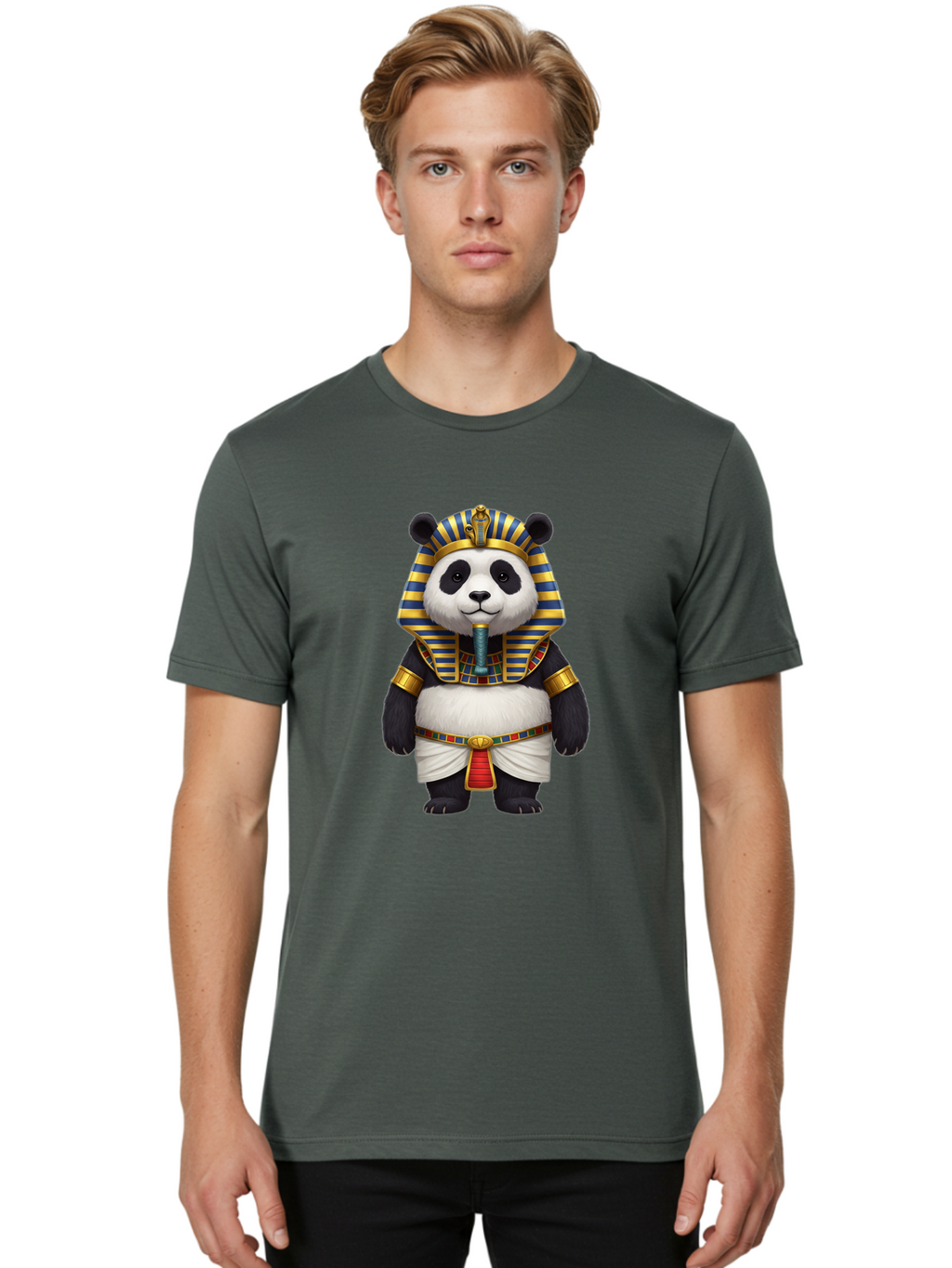 Panda-Pharaoh Men'S Graphic Tee, 100% Cotton, Comfortable Casual Summer Wear, Machine Washable, Vintage Camera, Old Camera, Antique Camera, Black Camera, Classic Photography, Photography Equipment, Nostalgic Device, Film Camera, Camera Art Baf311