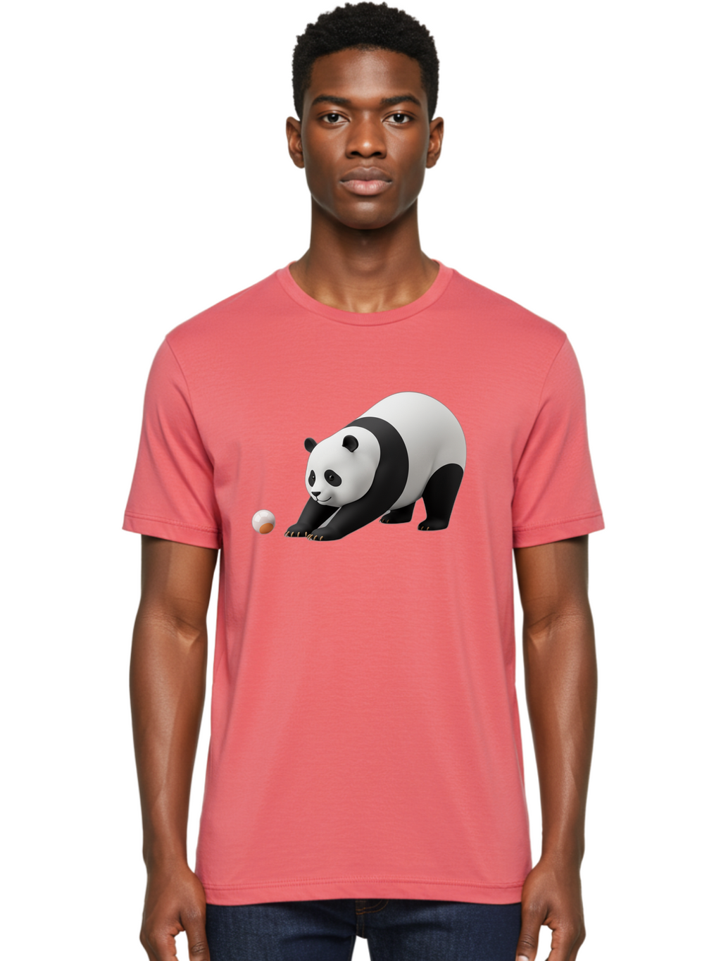 Panda-Playing-With-Ball Men'S Graphic Tee, 100% Cotton, Comfortable Casual Summer Wear, Machine Washable, Vintage Camera, Old Camera, Antique Camera, Black Camera, Classic Photography, Photography Equipment, Nostalgic Device, Film Camera, Baf316