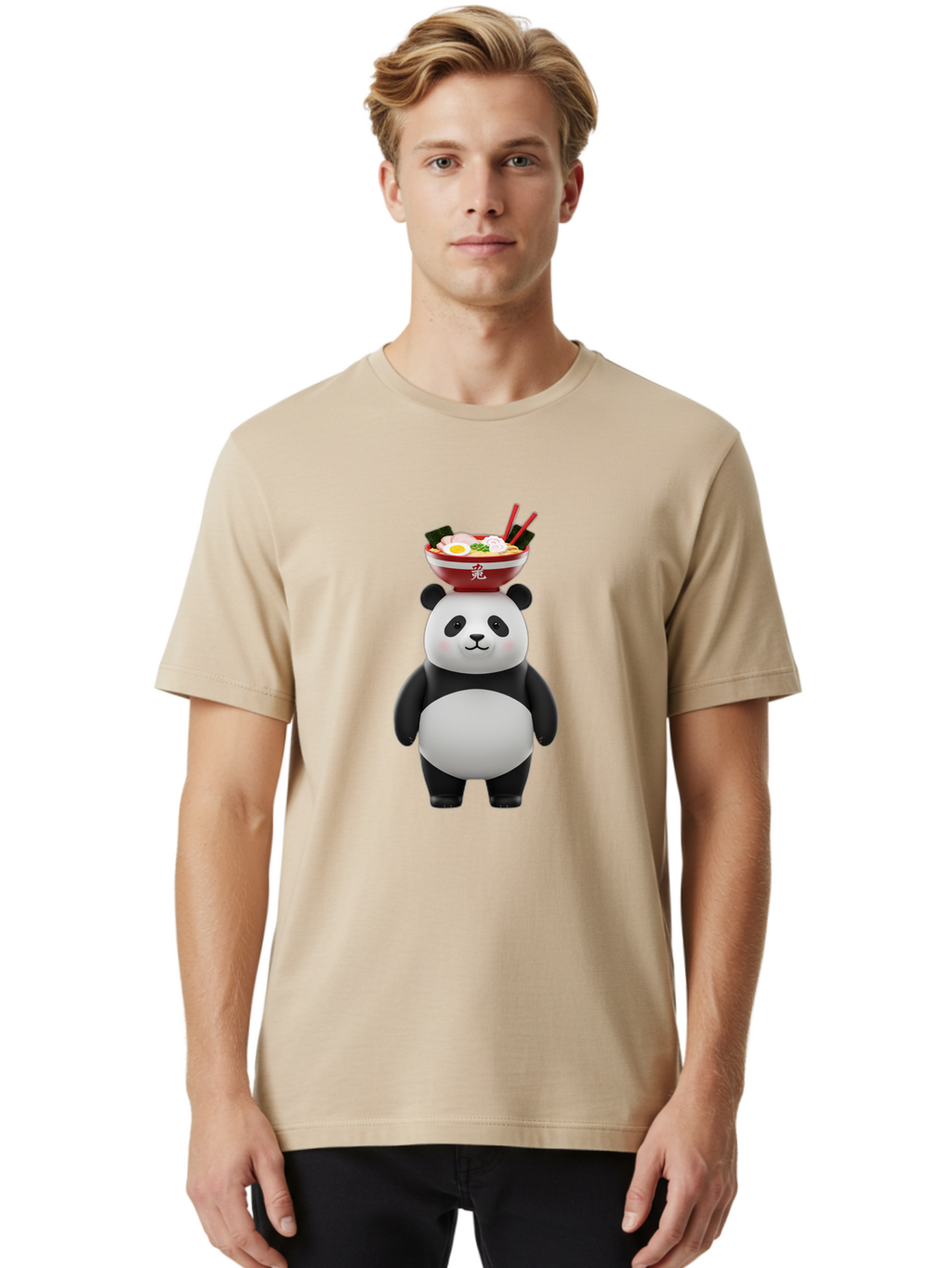 Panda-Ramen Men'S Graphic Tee, 100% Cotton, Comfortable Casual Summer Wear, Machine Washable, Vintage Camera, Old Camera, Antique Camera, Black Camera, Classic Photography, Photography Equipment, Nostalgic Device, Film Camera, Camera Art Baf318