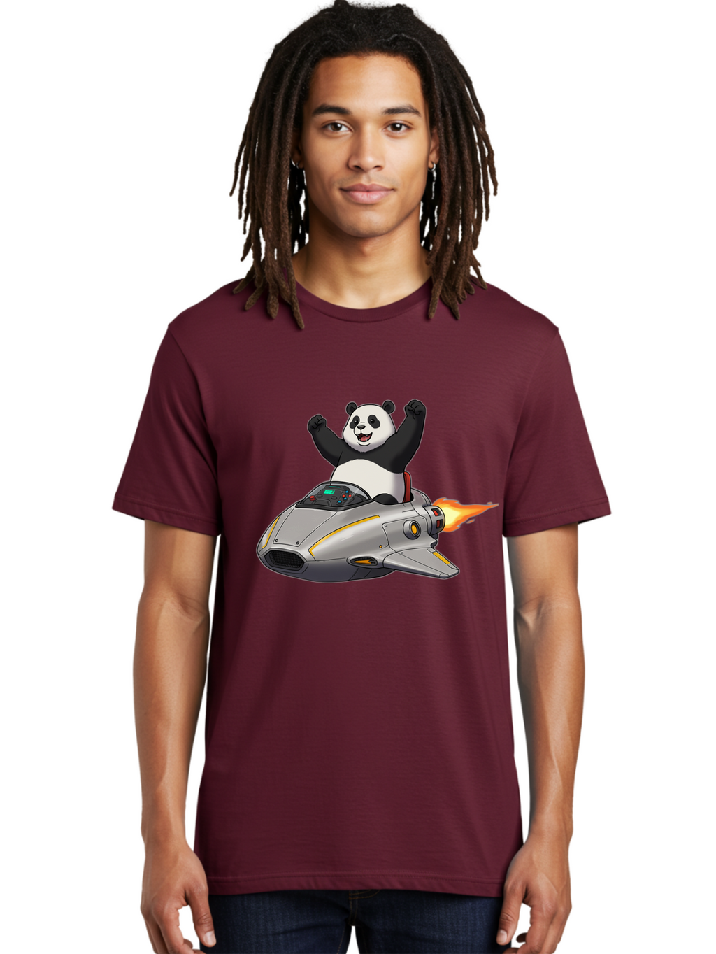 Panda-Riding-Spaceship Men'S Graphic Tee, 100% Cotton, Comfortable Casual Summer Wear, Machine Washable, Vintage Camera, Old Camera, Antique Camera, Black Camera, Classic Photography, Photography Equipment, Nostalgic Device, Film Camera, Baf320