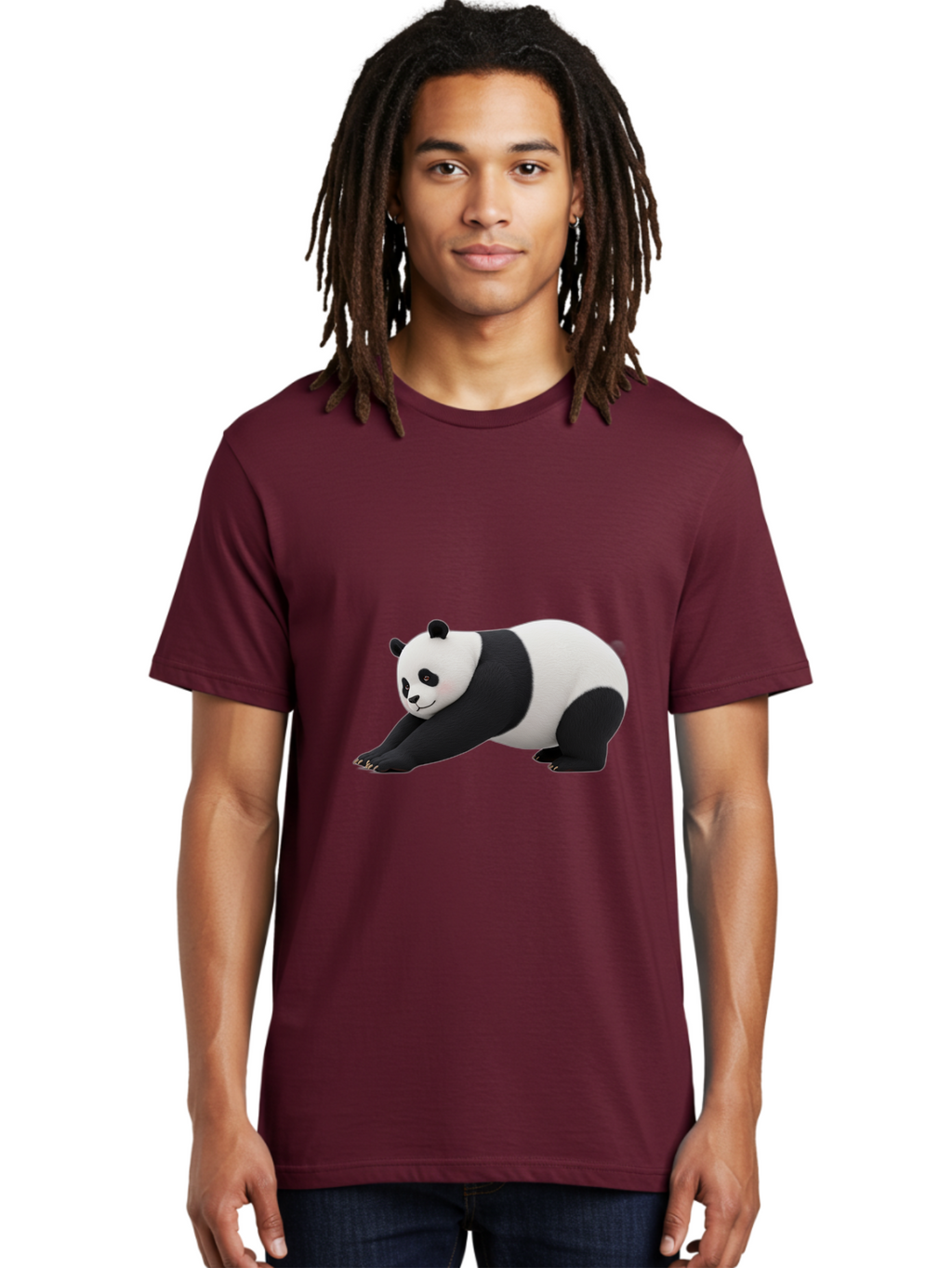 Panda-Stretching Men'S Graphic Tee, 100% Cotton, Comfortable Casual Summer Wear, Machine Washable, Vintage Camera, Old Camera, Antique Camera, Black Camera, Classic Photography, Photography Equipment, Nostalgic Device, Film Camera, Camera Art Baf323
