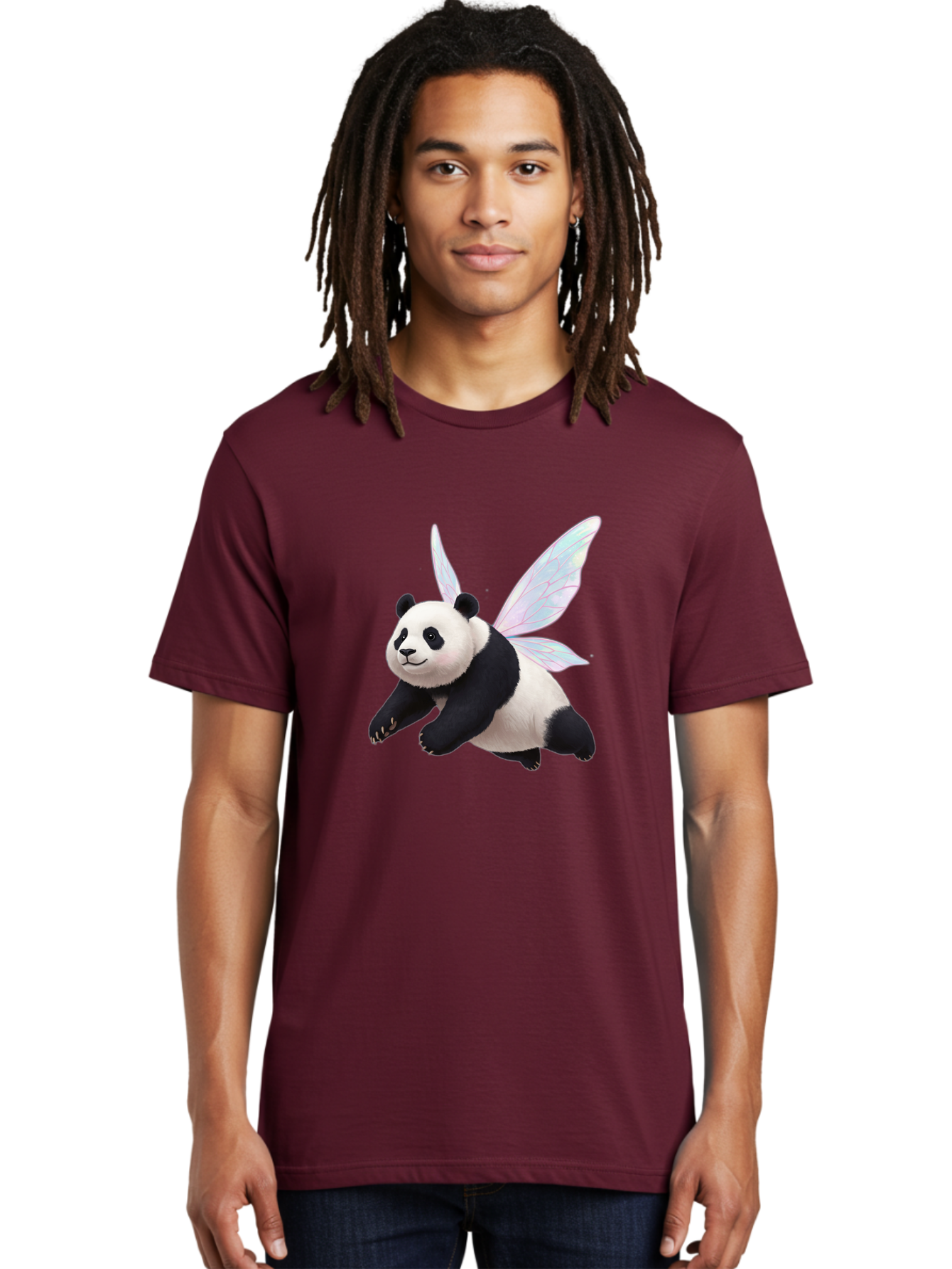 Panda-With-Butterfly-Wings Men'S Graphic Tee, 100% Cotton, Comfortable Casual Summer Wear, Machine Washable, Vintage Camera, Old Camera, Antique Camera, Black Camera, Classic Photography, Photography Equipment, Nostalgic Device, Film Camera, Baf330