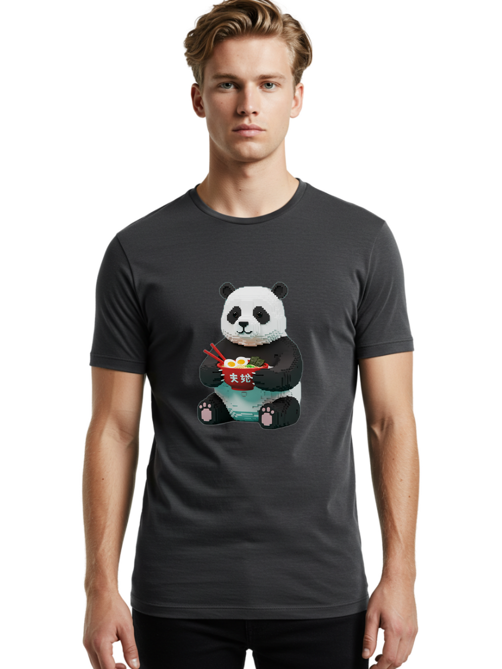 Panda-With-Ramen Men'S Graphic Tee, 100% Cotton, Comfortable Casual Summer Wear, Machine Washable, Vintage Camera, Old Camera, Antique Camera, Black Camera, Classic Photography, Photography Equipment, Nostalgic Device, Film Camera, Camera Art Baf338