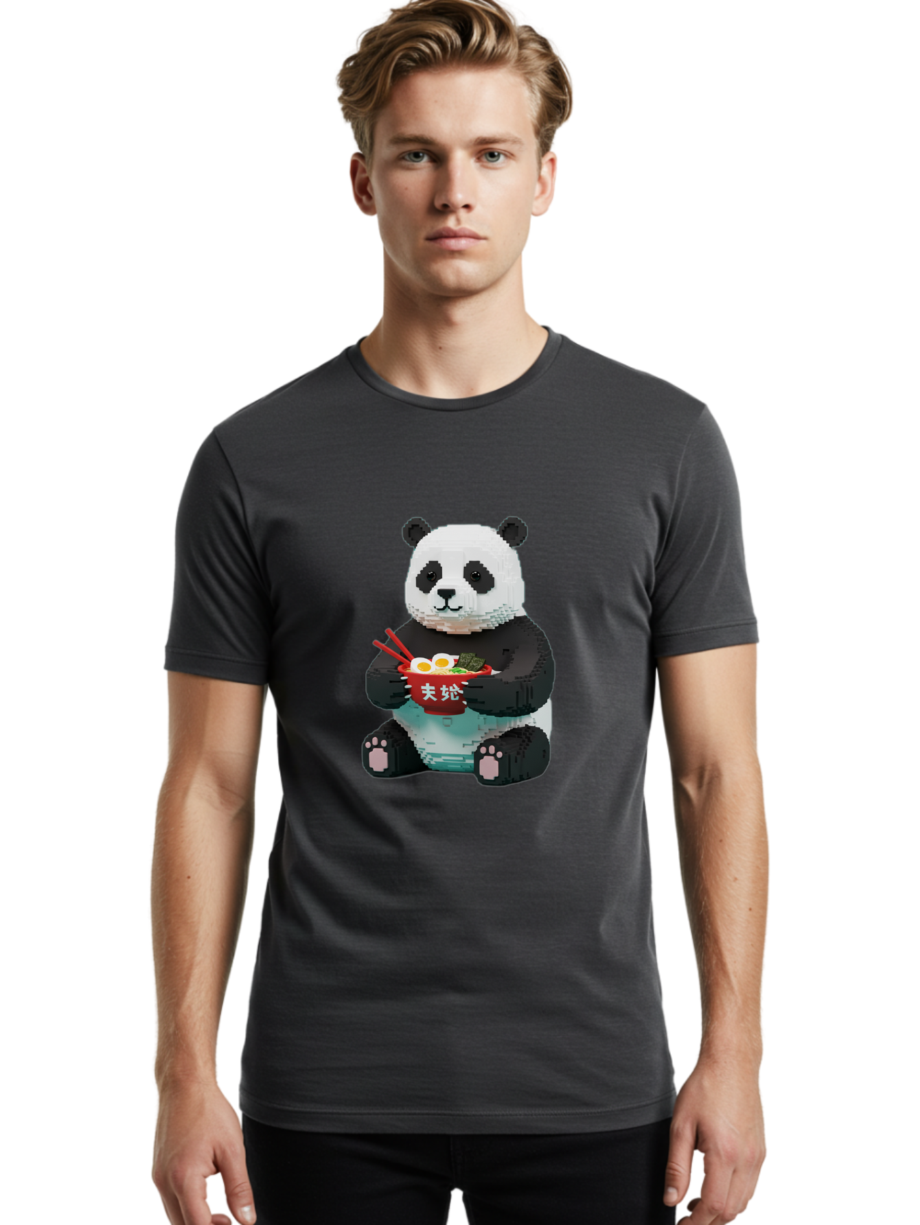 Panda-With-Ramen Men'S Graphic Tee, 100% Cotton, Comfortable Casual Summer Wear, Machine Washable, Vintage Camera, Old Camera, Antique Camera, Black Camera, Classic Photography, Photography Equipment, Nostalgic Device, Film Camera, Camera Art Baf338