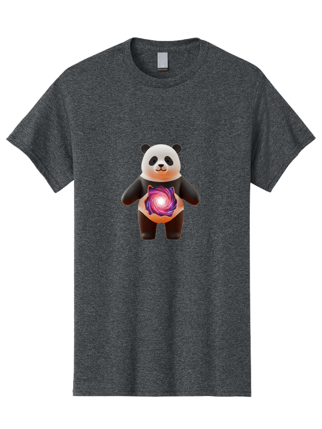 Panda-With-Swirling-Orb Men'S Graphic Tee, 100% Cotton, Comfortable Casual Summer Wear, Machine Washable, Vintage Camera, Old Camera, Antique Camera, Black Camera, Classic Photography, Photography Equipment, Nostalgic Device, Film Camera, Baf339