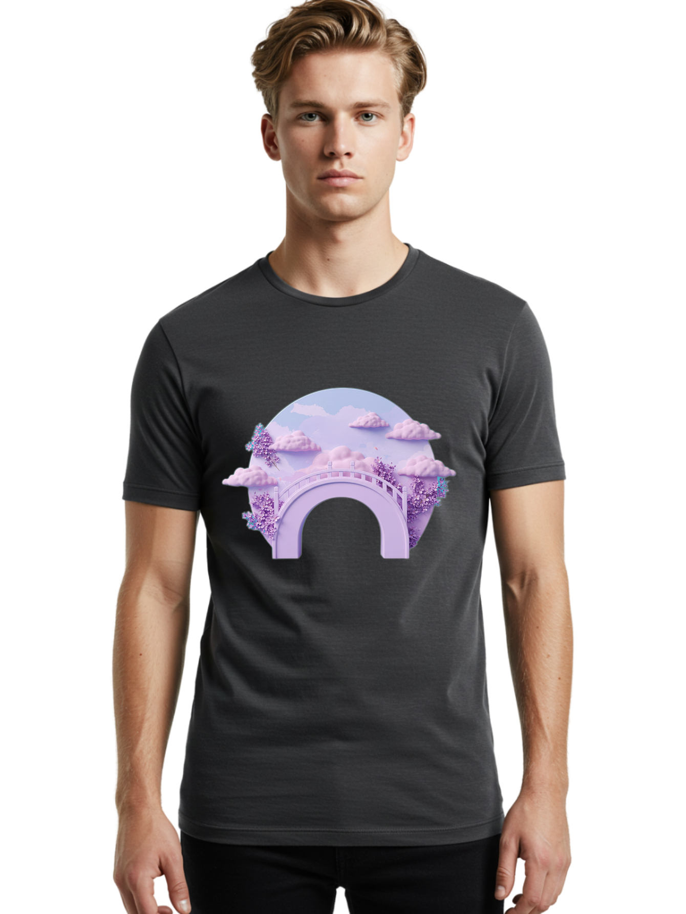 Pastel-Bridge Men'S Graphic Tee, 100% Cotton, Comfortable Casual Summer Wear, Machine Washable, Vintage Camera, Old Camera, Antique Camera, Black Camera, Classic Photography, Photography Equipment, Nostalgic Device, Film Camera, Camera Art Baf343