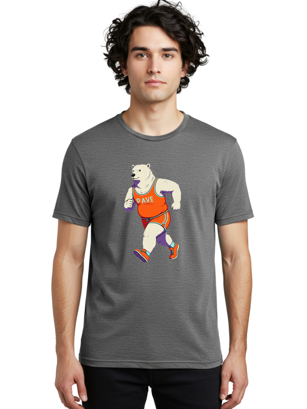 Pave-Polar-Bear Men'S Graphic Tee, 100% Cotton, Comfortable Casual Summer Wear, Machine Washable, Vintage Camera, Old Camera, Antique Camera, Black Camera, Classic Photography, Photography Equipment, Nostalgic Device, Film Camera, Camera Art Baf344