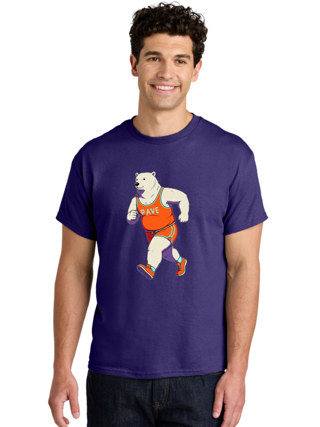 Pave-Polar-Bear Men'S Graphic Tee, 100% Cotton, Comfortable Casual Summer Wear, Machine Washable, Vintage Camera, Old Camera, Antique Camera, Black Camera, Classic Photography, Photography Equipment, Nostalgic Device, Film Camera, Camera Art Baf344