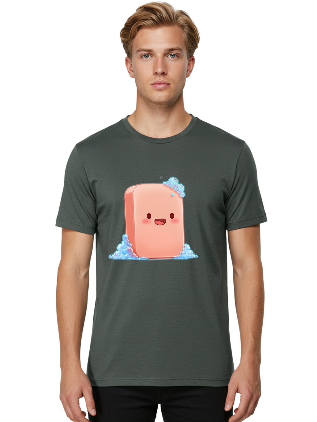 Pink-Bar-Soap Men'S Graphic Tee, 100% Cotton, Comfortable Casual Summer Wear, Machine Washable, Vintage Camera, Old Camera, Antique Camera, Black Camera, Classic Photography, Photography Equipment, Nostalgic Device, Film Camera, Camera Art Baf348