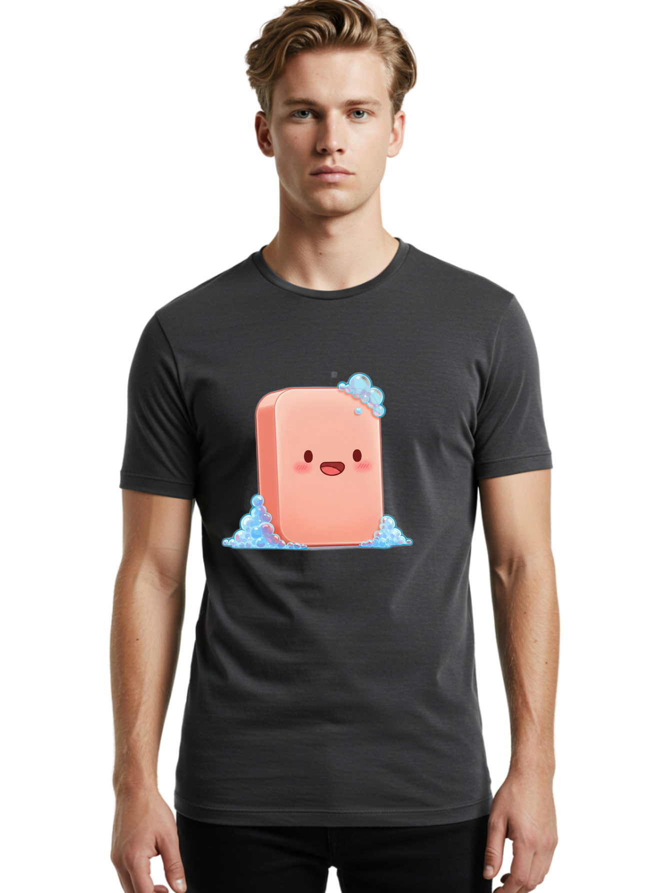 Pink-Bar-Soap Men'S Graphic Tee, 100% Cotton, Comfortable Casual Summer Wear, Machine Washable, Vintage Camera, Old Camera, Antique Camera, Black Camera, Classic Photography, Photography Equipment, Nostalgic Device, Film Camera, Camera Art Baf348