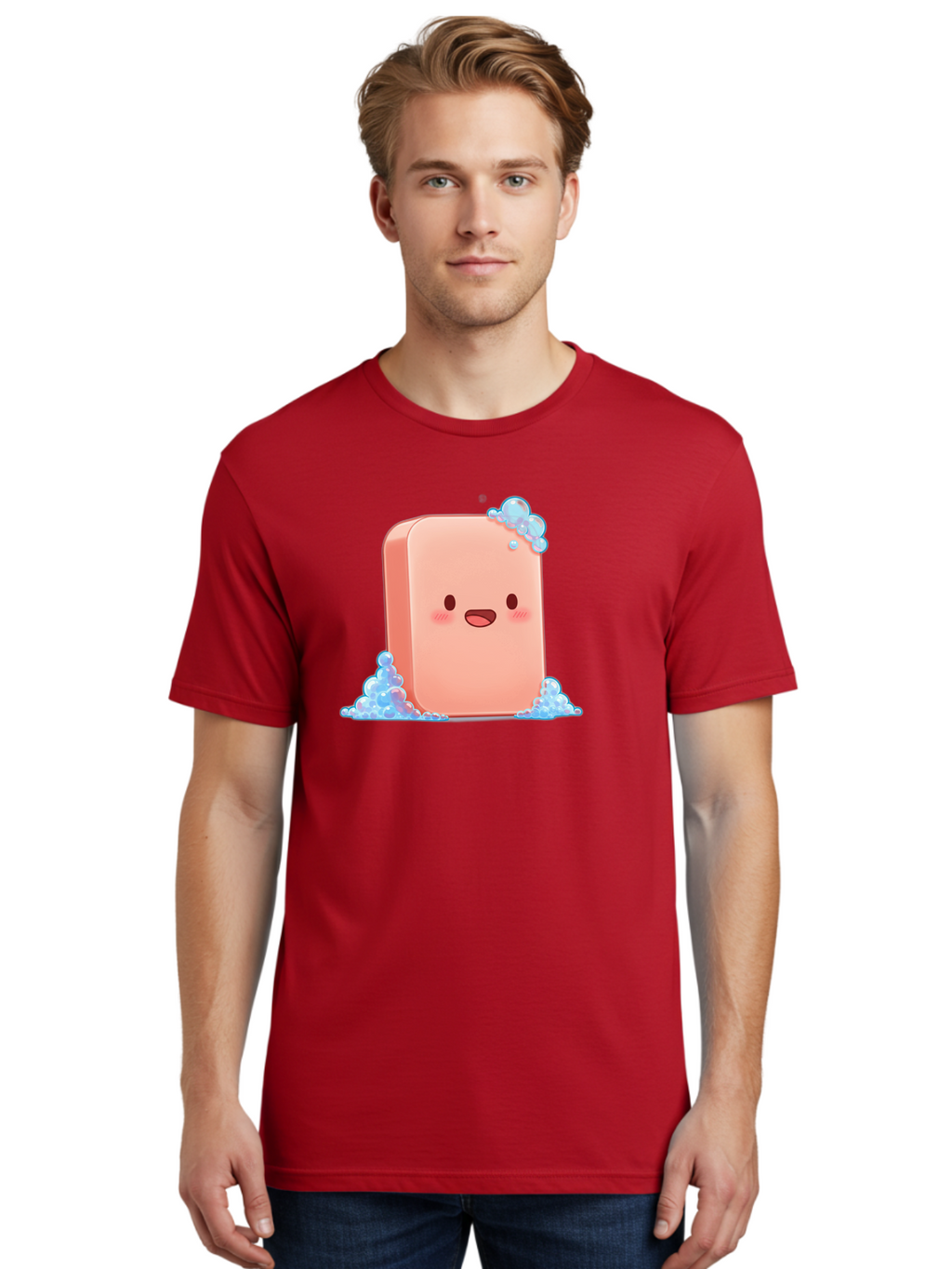 Pink-Bar-Soap Men'S Graphic Tee, 100% Cotton, Comfortable Casual Summer Wear, Machine Washable, Vintage Camera, Old Camera, Antique Camera, Black Camera, Classic Photography, Photography Equipment, Nostalgic Device, Film Camera, Camera Art Baf348