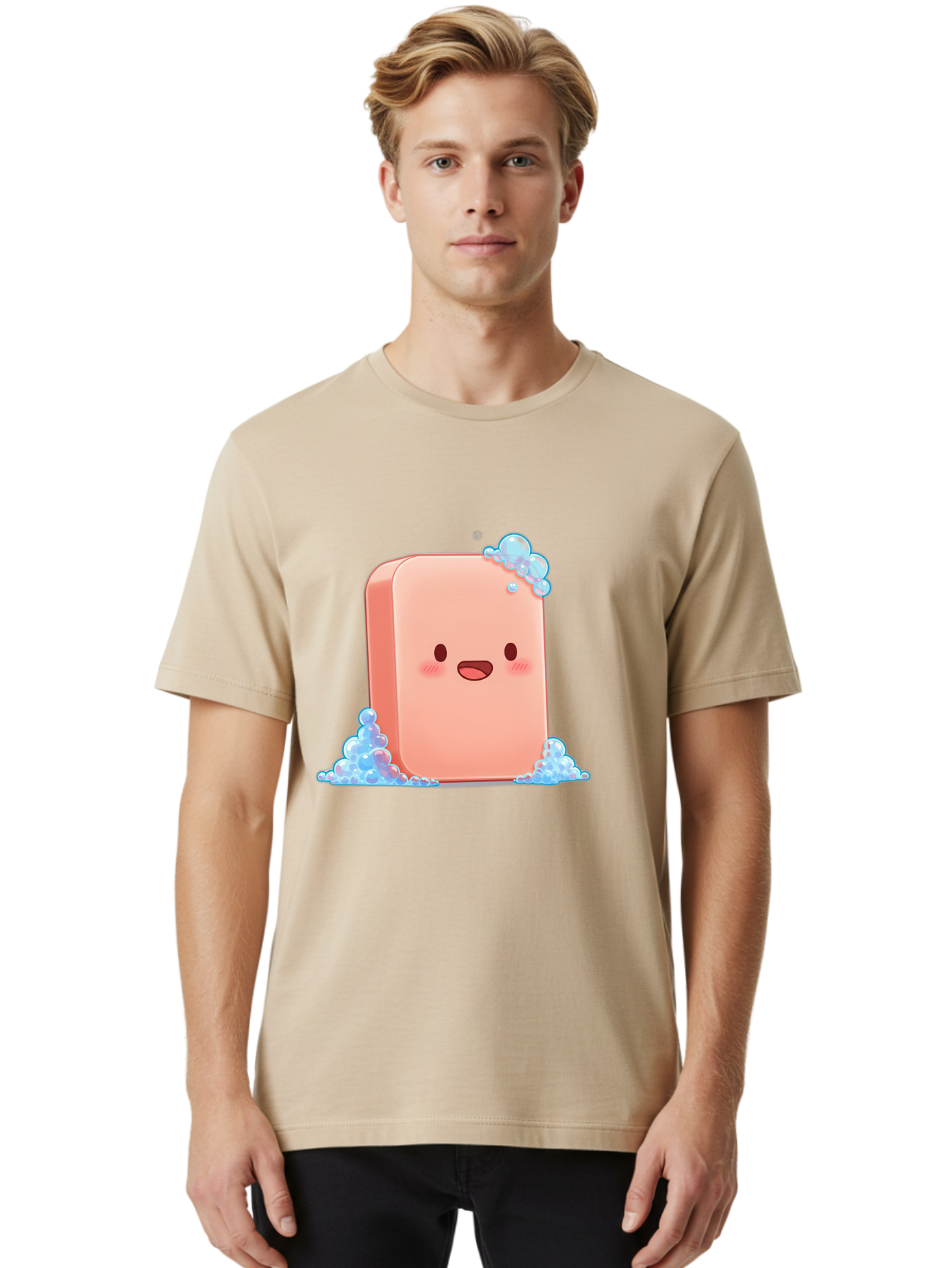 Pink-Bar-Soap Men'S Graphic Tee, 100% Cotton, Comfortable Casual Summer Wear, Machine Washable, Vintage Camera, Old Camera, Antique Camera, Black Camera, Classic Photography, Photography Equipment, Nostalgic Device, Film Camera, Camera Art Baf348