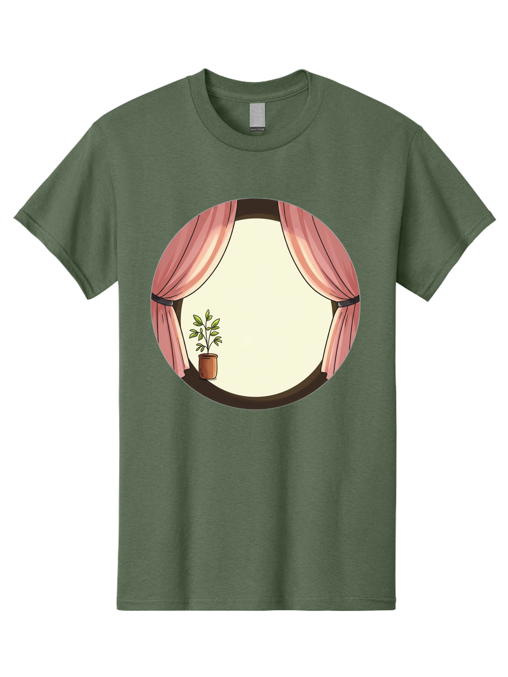 Pink-Curtain-Potted-Plant Men'S Graphic Tee, 100% Cotton, Comfortable Casual Summer Wear, Machine Washable, Vintage Camera, Old Camera, Antique Camera, Black Camera, Classic Photography, Photography Equipment, Nostalgic Device, Film Camera, Baf350