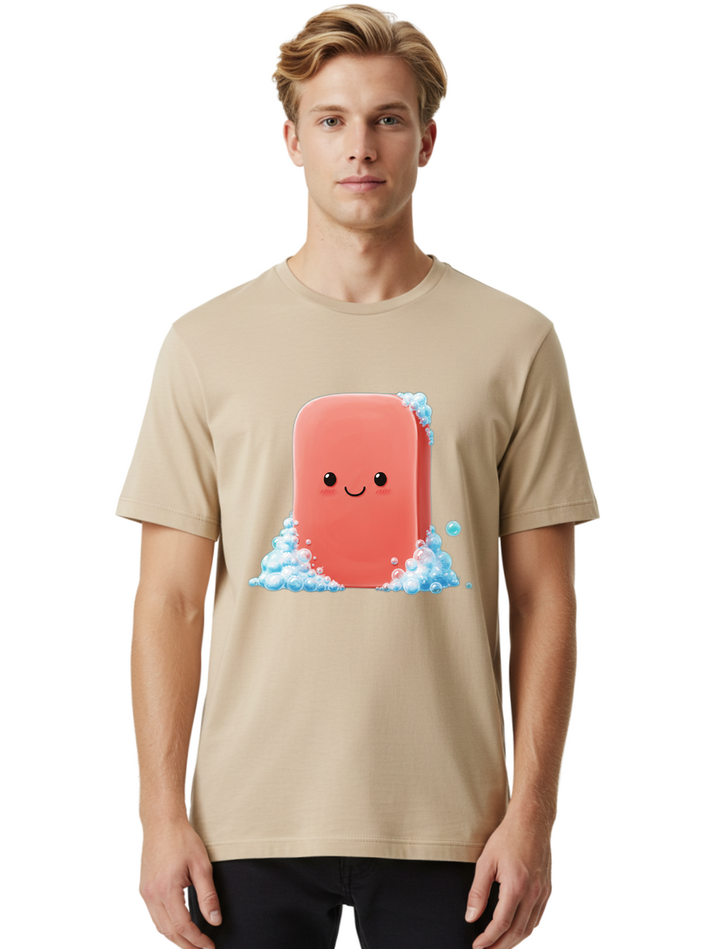 Pink-Soap Men'S Graphic Tee, 100% Cotton, Comfortable Casual Summer Wear, Machine Washable, Vintage Camera, Old Camera, Antique Camera, Black Camera, Classic Photography, Photography Equipment, Nostalgic Device, Film Camera, Camera Art Baf358