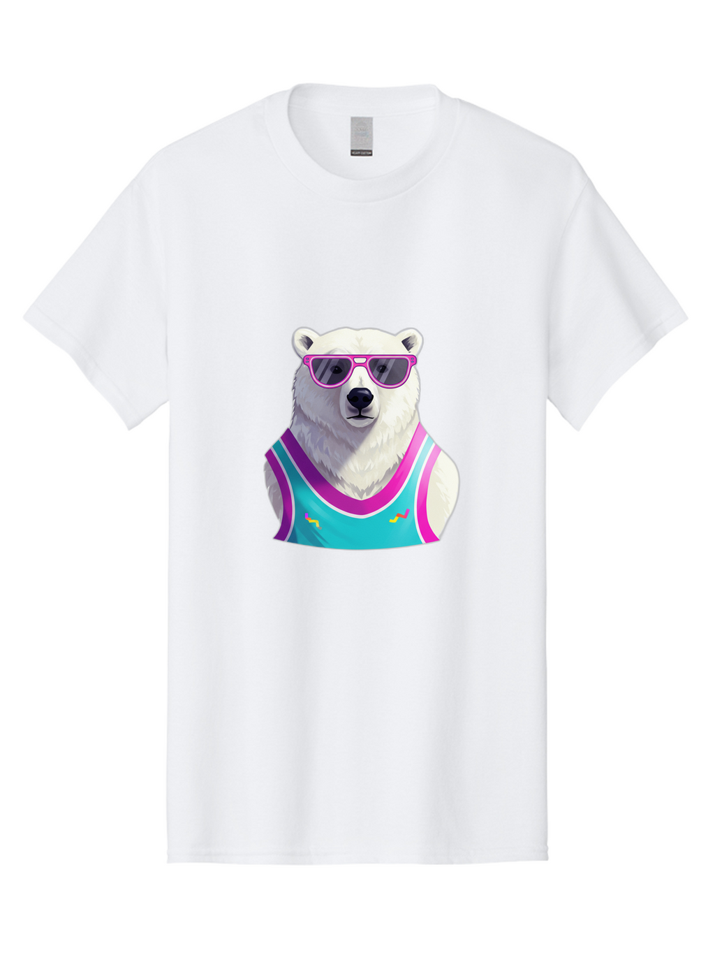 Polar-Bear-1 Men'S Graphic Tee, 100% Cotton, Comfortable Casual Summer Wear, Machine Washable, Vintage Camera, Old Camera, Antique Camera, Black Camera, Classic Photography, Photography Equipment, Nostalgic Device, Film Camera, Camera Art Baf362