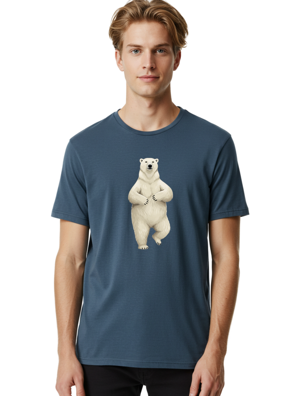 Polar-Bear-10 Men'S Graphic Tee, 100% Cotton, Comfortable Casual Summer Wear, Machine Washable, Vintage Camera, Old Camera, Antique Camera, Black Camera, Classic Photography, Photography Equipment, Nostalgic Device, Film Camera, Camera Art Baf363
