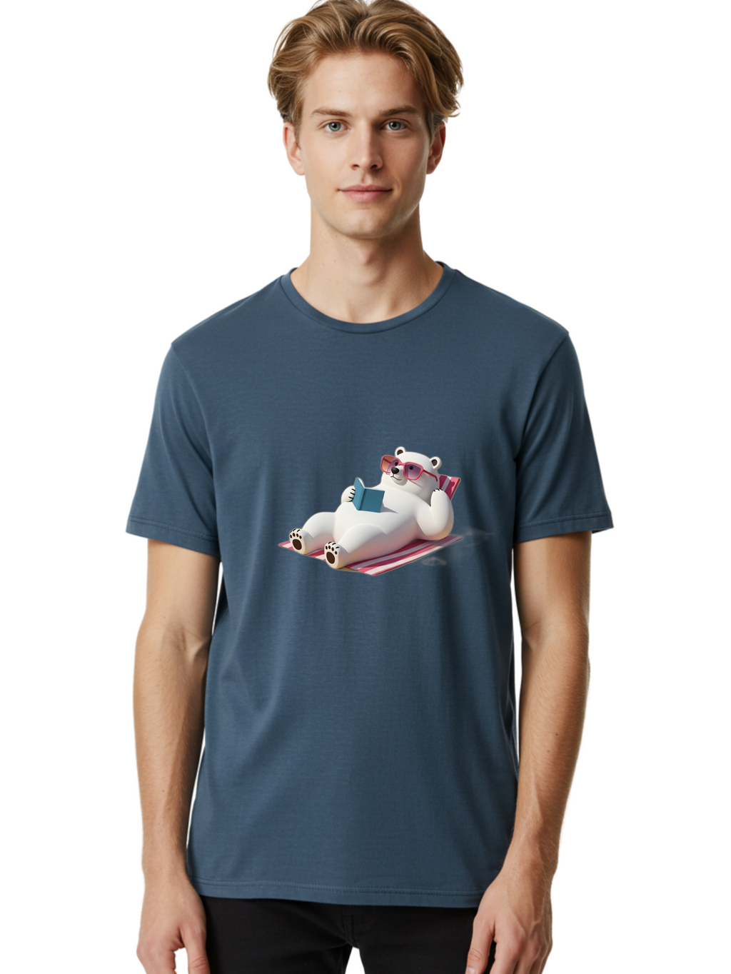 Polar-Bear-11 Men'S Graphic Tee, 100% Cotton, Comfortable Casual Summer Wear, Machine Washable, Vintage Camera, Old Camera, Antique Camera, Black Camera, Classic Photography, Photography Equipment, Nostalgic Device, Film Camera, Camera Art Baf364
