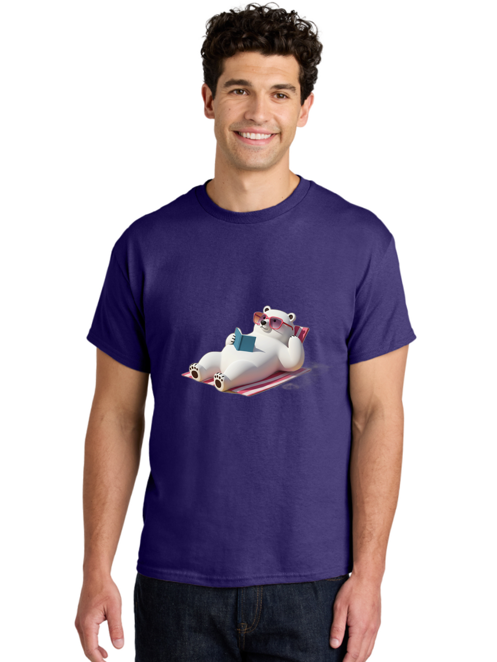 Polar-Bear-11 Men'S Graphic Tee, 100% Cotton, Comfortable Casual Summer Wear, Machine Washable, Vintage Camera, Old Camera, Antique Camera, Black Camera, Classic Photography, Photography Equipment, Nostalgic Device, Film Camera, Camera Art Baf364