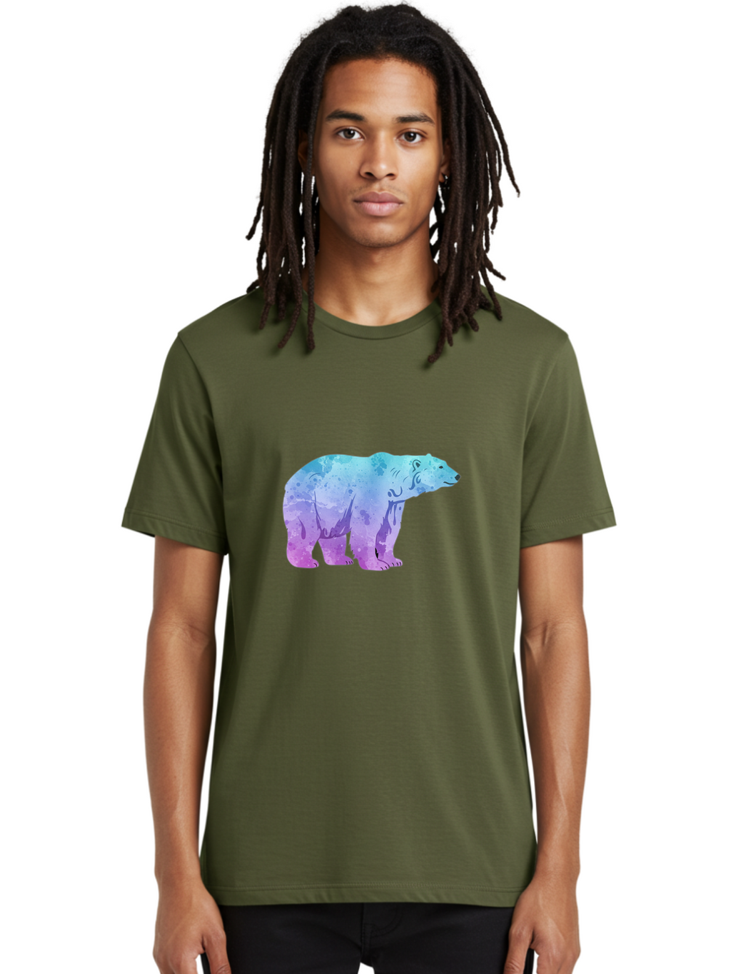 Polar-Bear-14 Men'S Graphic Tee, 100% Cotton, Comfortable Casual Summer Wear, Machine Washable, Vintage Camera, Old Camera, Antique Camera, Black Camera, Classic Photography, Photography Equipment, Nostalgic Device, Film Camera, Camera Art Baf367