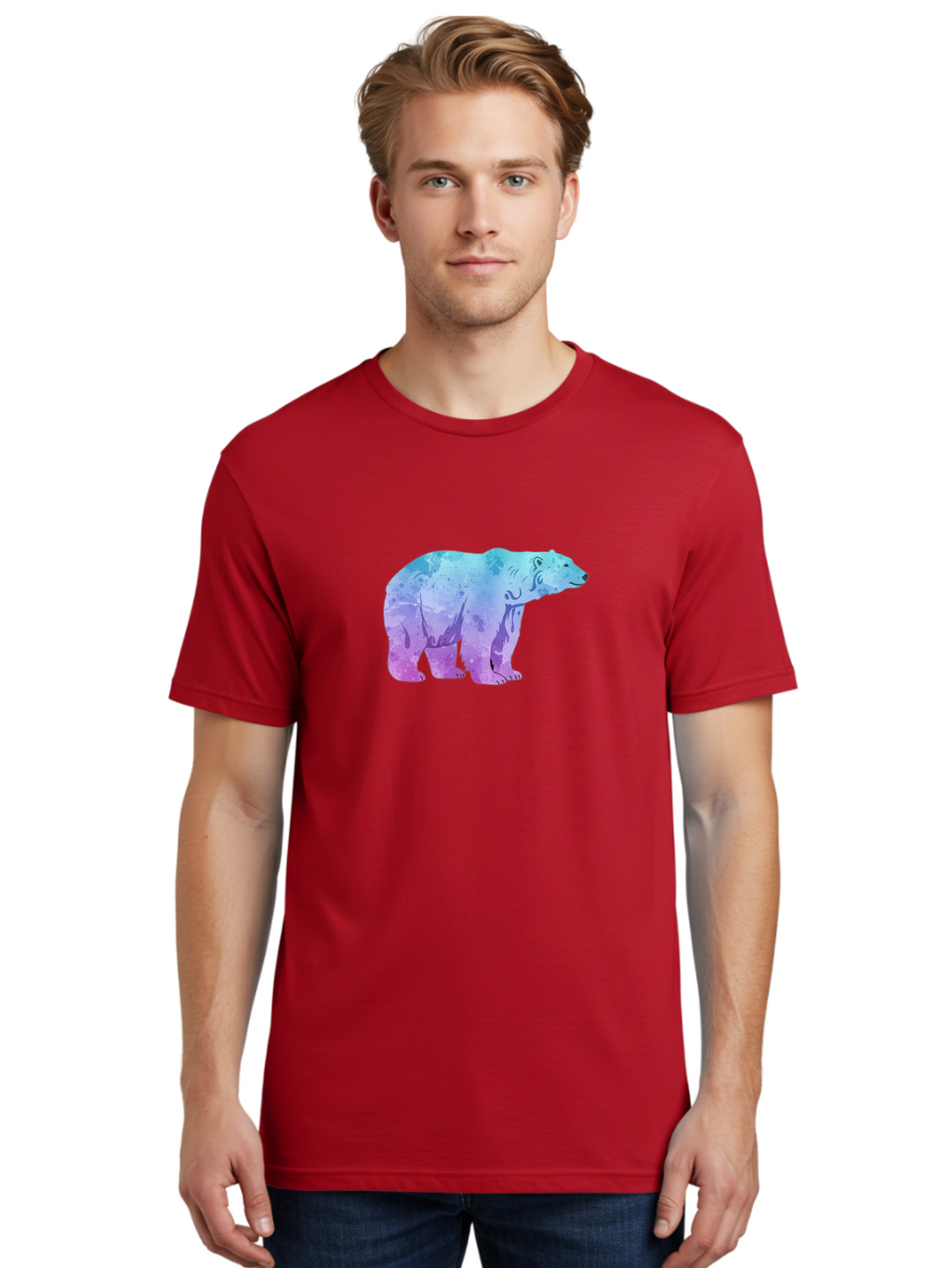 Polar-Bear-14 Men'S Graphic Tee, 100% Cotton, Comfortable Casual Summer Wear, Machine Washable, Vintage Camera, Old Camera, Antique Camera, Black Camera, Classic Photography, Photography Equipment, Nostalgic Device, Film Camera, Camera Art Baf367