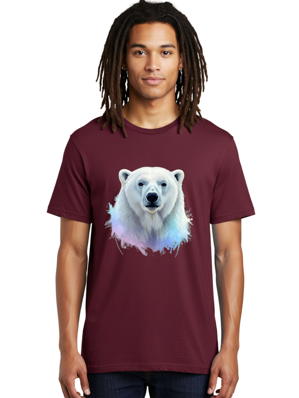 Polar-Bear-15 Men'S Graphic Tee, 100% Cotton, Comfortable Casual Summer Wear, Machine Washable, Vintage Camera, Old Camera, Antique Camera, Black Camera, Classic Photography, Photography Equipment, Nostalgic Device, Film Camera, Camera Art Baf368