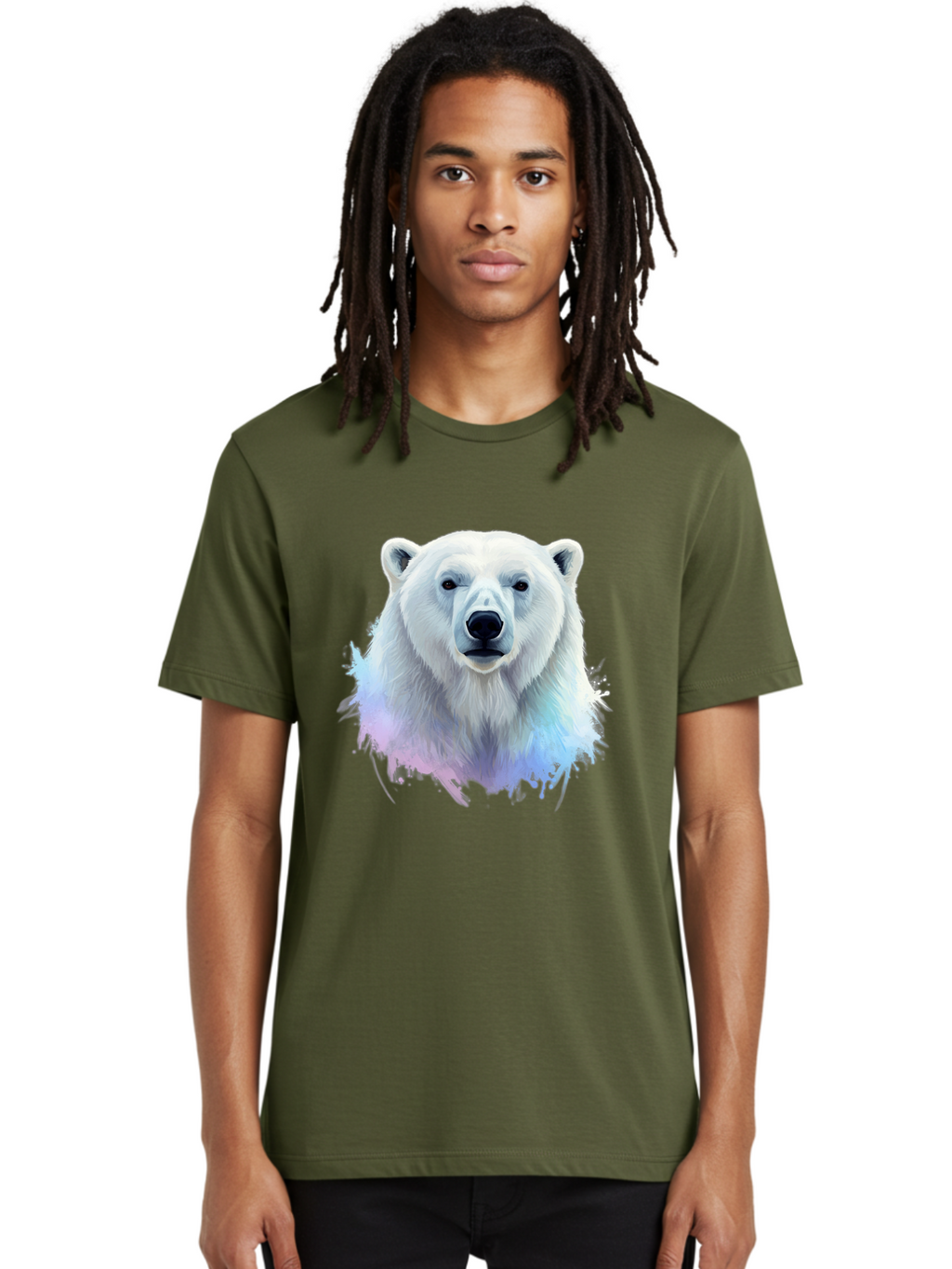 Polar-Bear-15 Men'S Graphic Tee, 100% Cotton, Comfortable Casual Summer Wear, Machine Washable, Vintage Camera, Old Camera, Antique Camera, Black Camera, Classic Photography, Photography Equipment, Nostalgic Device, Film Camera, Camera Art Baf368
