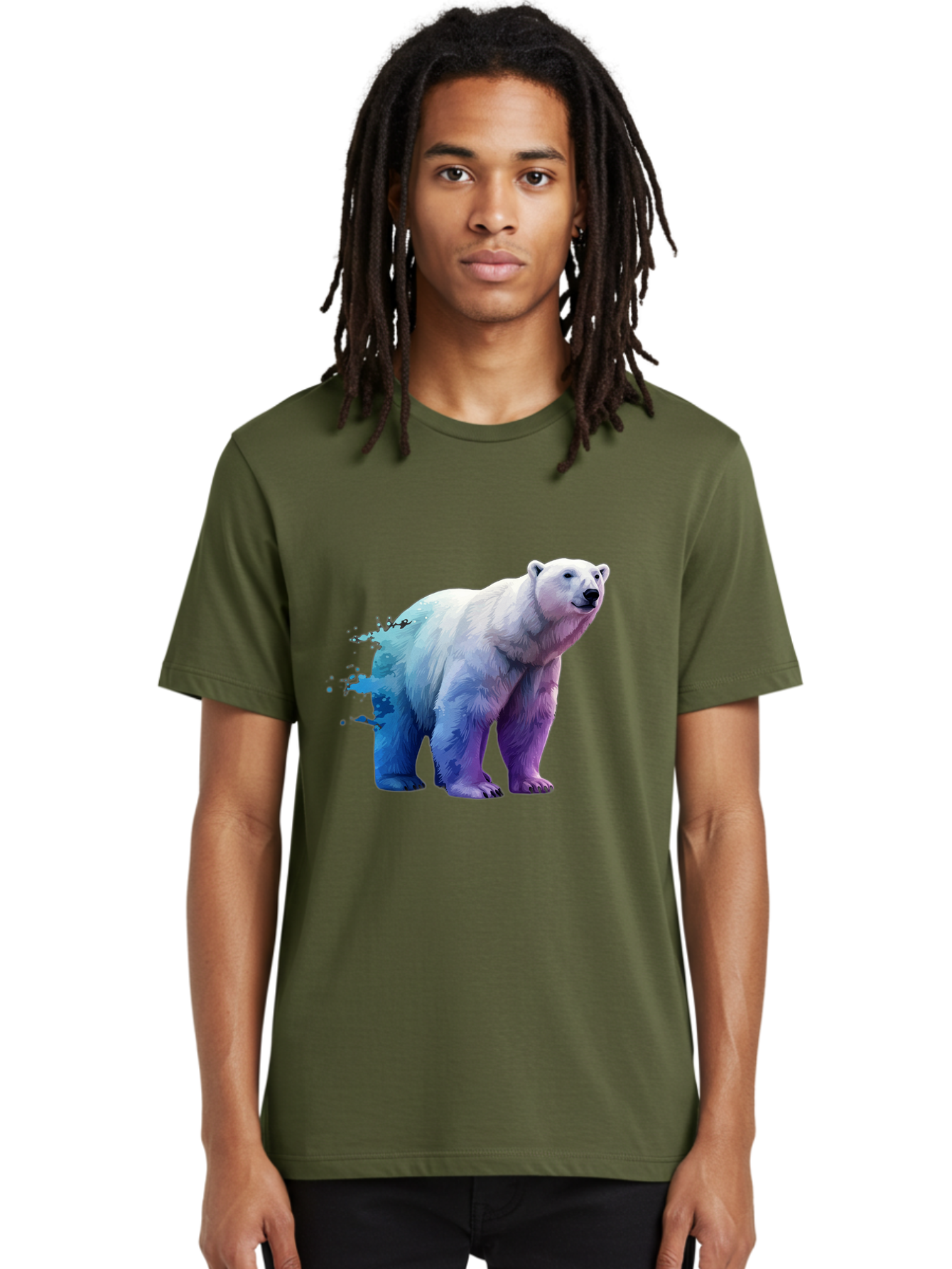 Polar-Bear-17 Men'S Graphic Tee, 100% Cotton, Comfortable Casual Summer Wear, Machine Washable, Vintage Camera, Old Camera, Antique Camera, Black Camera, Classic Photography, Photography Equipment, Nostalgic Device, Film Camera, Camera Art Baf370