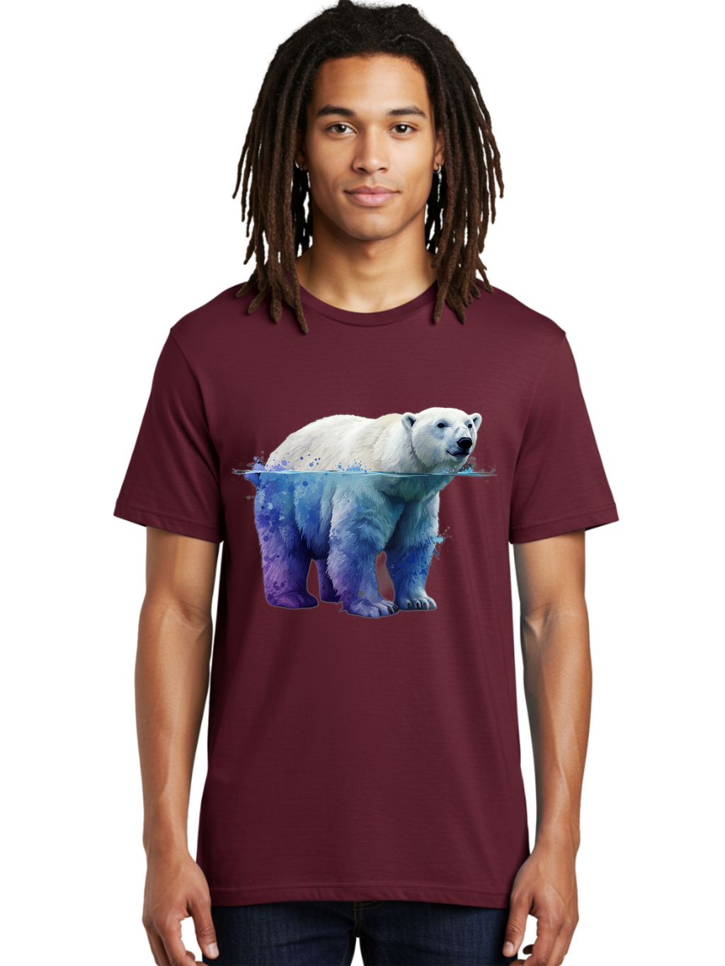 Polar-Bear-18 Men'S Graphic Tee, 100% Cotton, Comfortable Casual Summer Wear, Machine Washable, Vintage Camera, Old Camera, Antique Camera, Black Camera, Classic Photography, Photography Equipment, Nostalgic Device, Film Camera, Camera Art Baf371