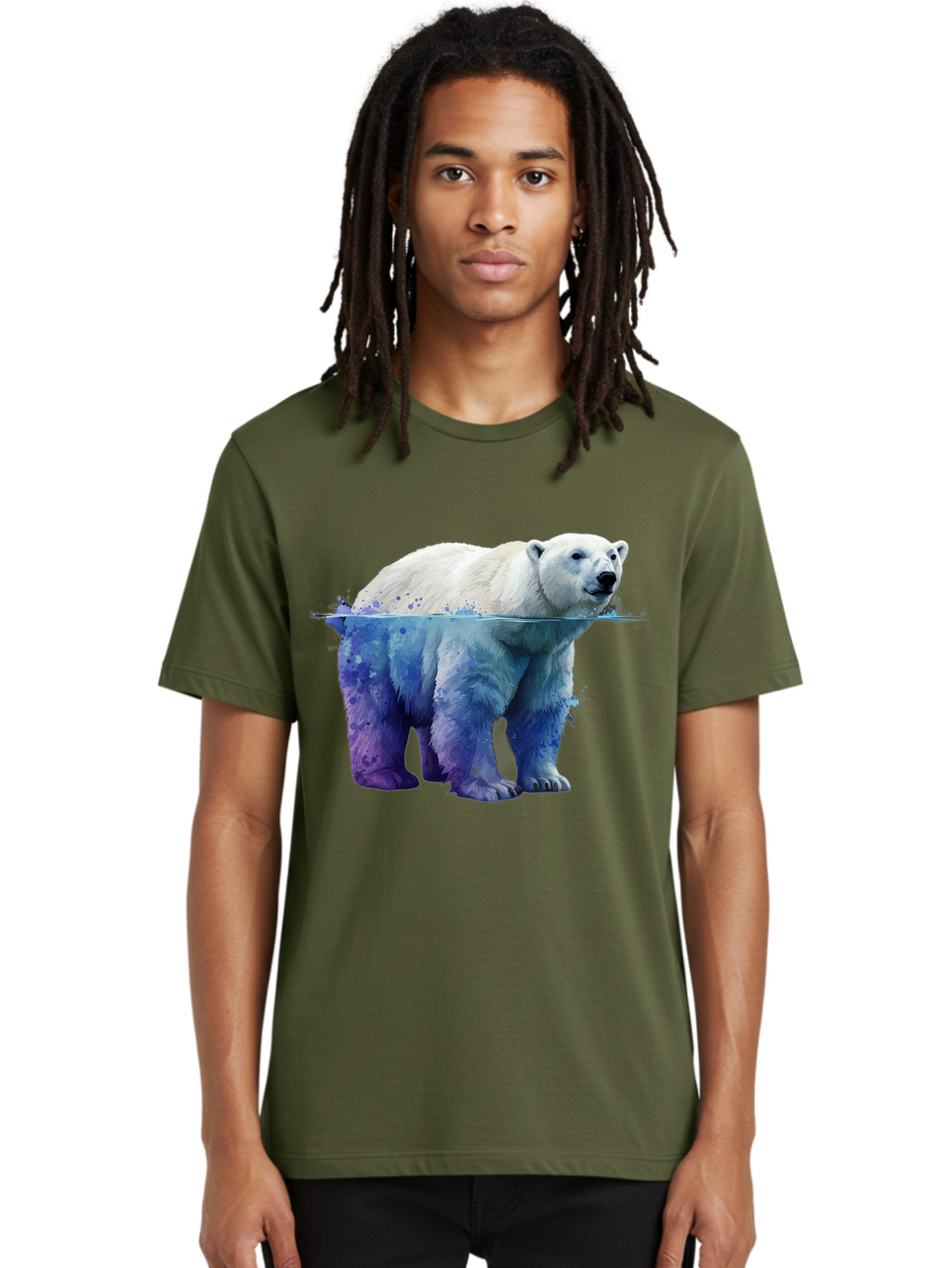 Polar-Bear-18 Men'S Graphic Tee, 100% Cotton, Comfortable Casual Summer Wear, Machine Washable, Vintage Camera, Old Camera, Antique Camera, Black Camera, Classic Photography, Photography Equipment, Nostalgic Device, Film Camera, Camera Art Baf371