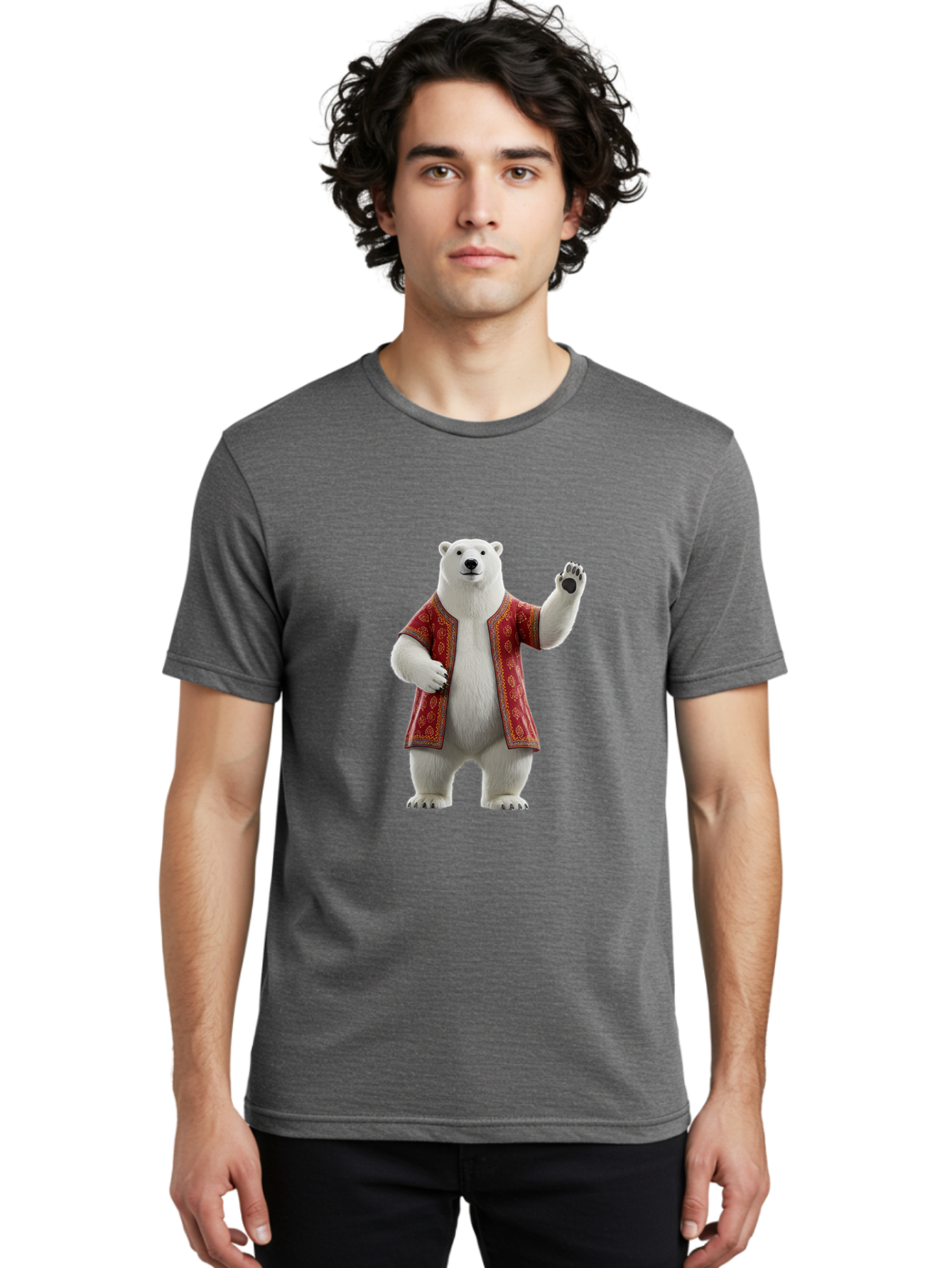 Polar-Bear-8 Men'S Graphic Tee, 100% Cotton, Comfortable Casual Summer Wear, Machine Washable, Vintage Camera, Old Camera, Antique Camera, Black Camera, Classic Photography, Photography Equipment, Nostalgic Device, Film Camera, Camera Art Baf380