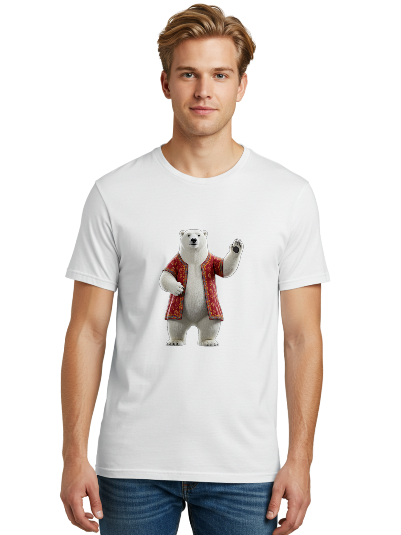 Polar-Bear-8 Men'S Graphic Tee, 100% Cotton, Comfortable Casual Summer Wear, Machine Washable, Vintage Camera, Old Camera, Antique Camera, Black Camera, Classic Photography, Photography Equipment, Nostalgic Device, Film Camera, Camera Art Baf380