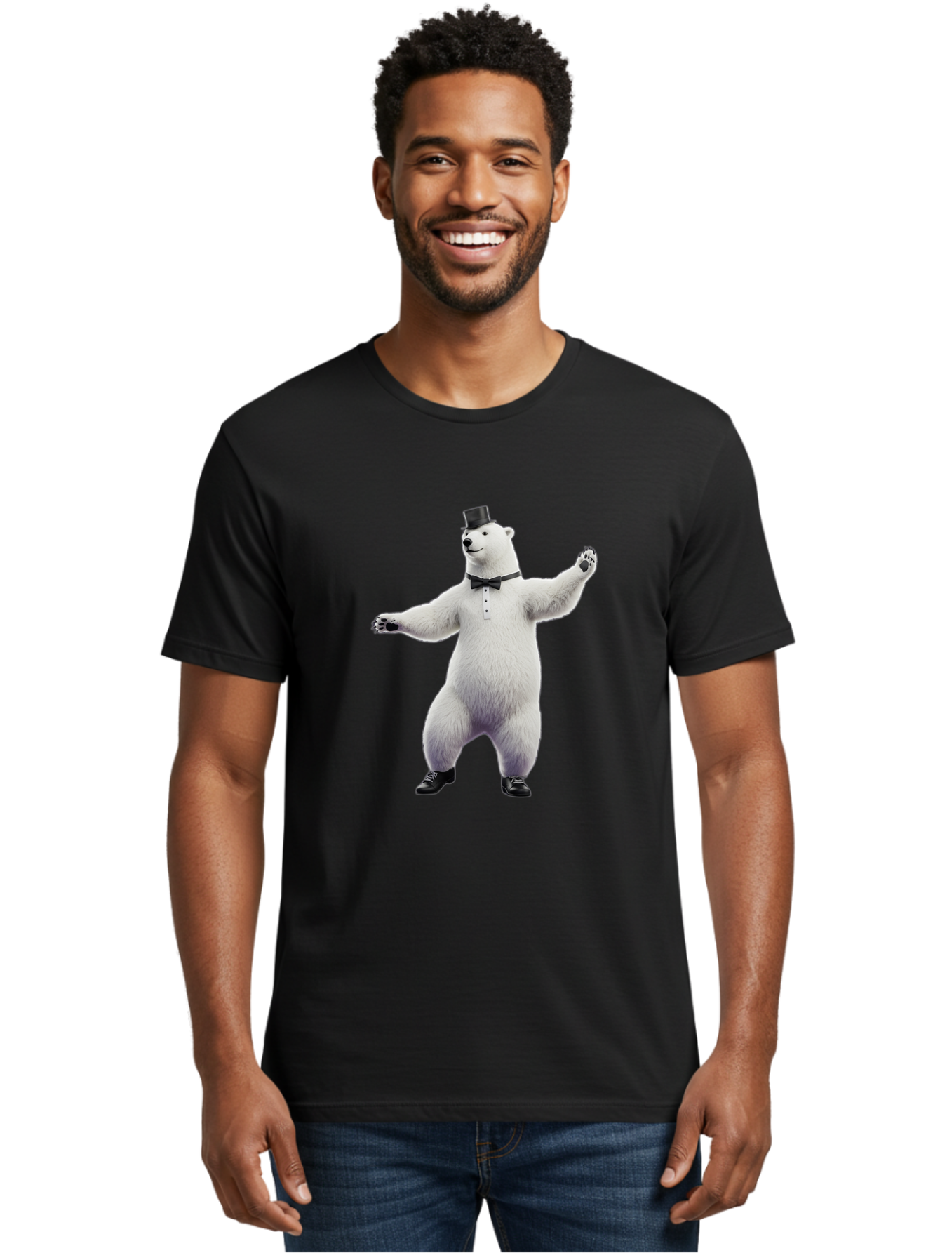 Polar-Bear-9 Men'S Graphic Tee, 100% Cotton, Comfortable Casual Summer Wear, Machine Washable, Vintage Camera, Old Camera, Antique Camera, Black Camera, Classic Photography, Photography Equipment, Nostalgic Device, Film Camera, Camera Art Baf381