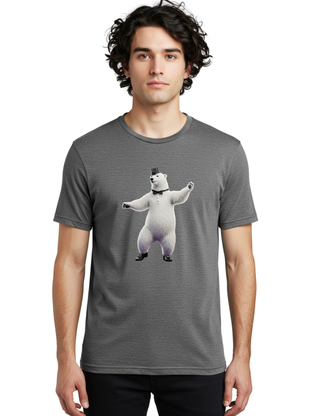 Polar-Bear-9 Men'S Graphic Tee, 100% Cotton, Comfortable Casual Summer Wear, Machine Washable, Vintage Camera, Old Camera, Antique Camera, Black Camera, Classic Photography, Photography Equipment, Nostalgic Device, Film Camera, Camera Art Baf381