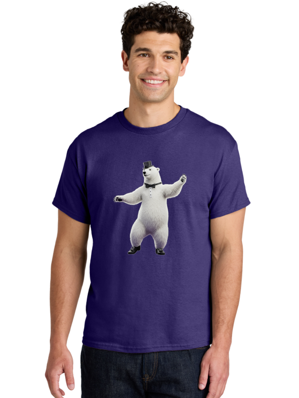 Polar-Bear-9 Men'S Graphic Tee, 100% Cotton, Comfortable Casual Summer Wear, Machine Washable, Vintage Camera, Old Camera, Antique Camera, Black Camera, Classic Photography, Photography Equipment, Nostalgic Device, Film Camera, Camera Art Baf381